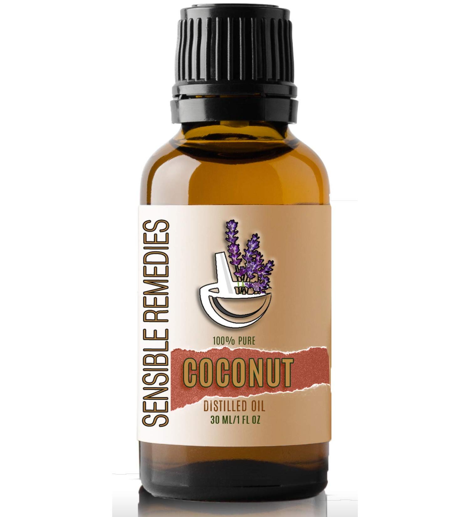 Sensible Remedies Coconut (Virgin) Oil 100% Pure and Natural Distilled 30 mL (1 oz) - Buy Online on GoSupps.com