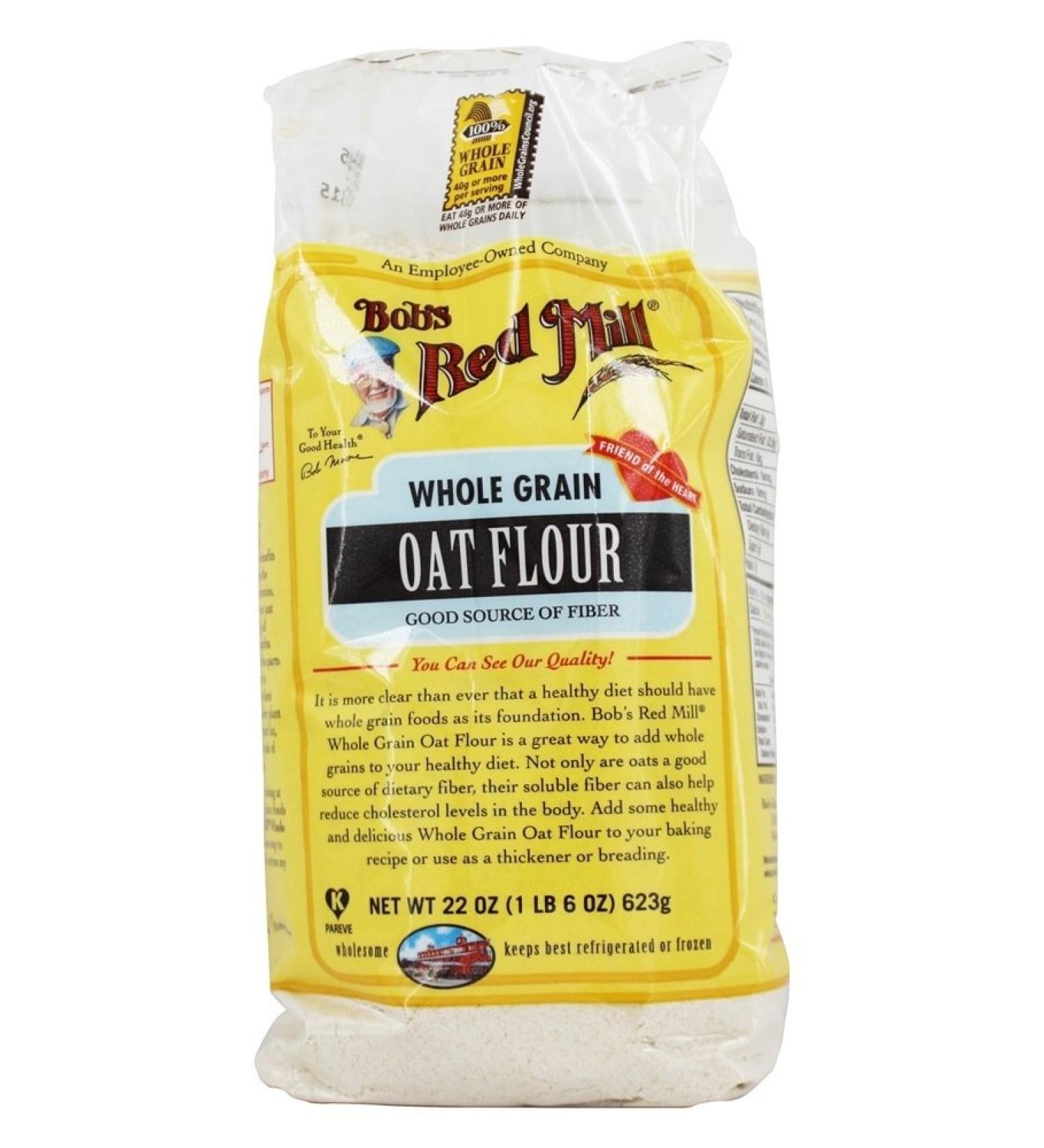Bob's Red Mill - Whole Grain Oat Flour - 22 oz (pack of 2)