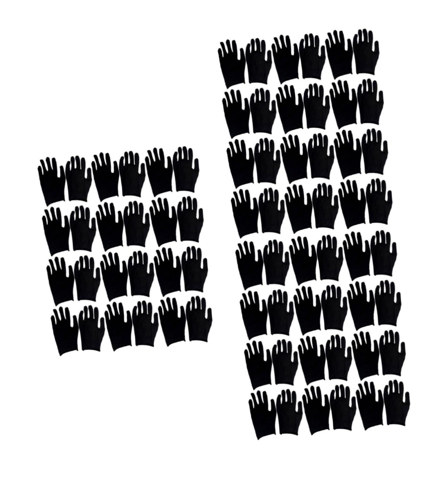 Ipetboom 36 Pairs Cotton Gloves Working Gloves Breathable Gloves Wear-resistant Gloves Black Gloves Anti-ligation Gloves Comfortable Gloves Non-slip Lotion Lining Man Work Clothes - Buy Online on GoSupps.com