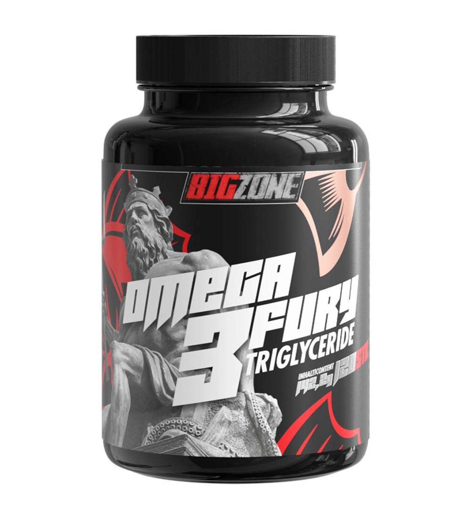Big Zone Omega 3 Fury Triglyceride High -quality triglyceride shape No addition of vitamin E 500mg EPA 250mg DHA / per capsule |120 capsules 120 pieces (1 pack)