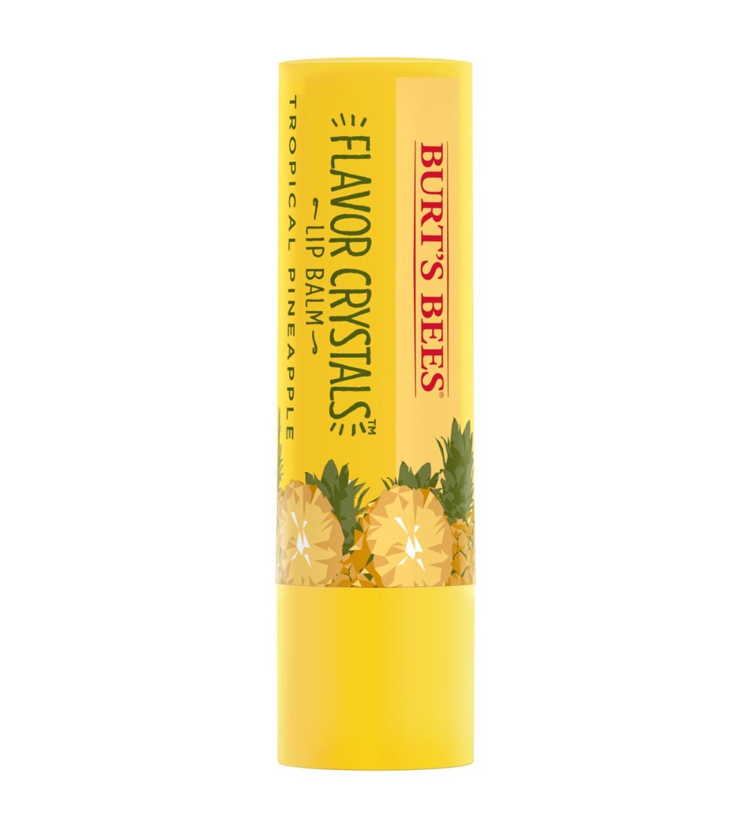 Burt's Bees Flavour Crystals 100 Percent Natural moisturising Lip Balm 4.53 g Tropical Pineapple