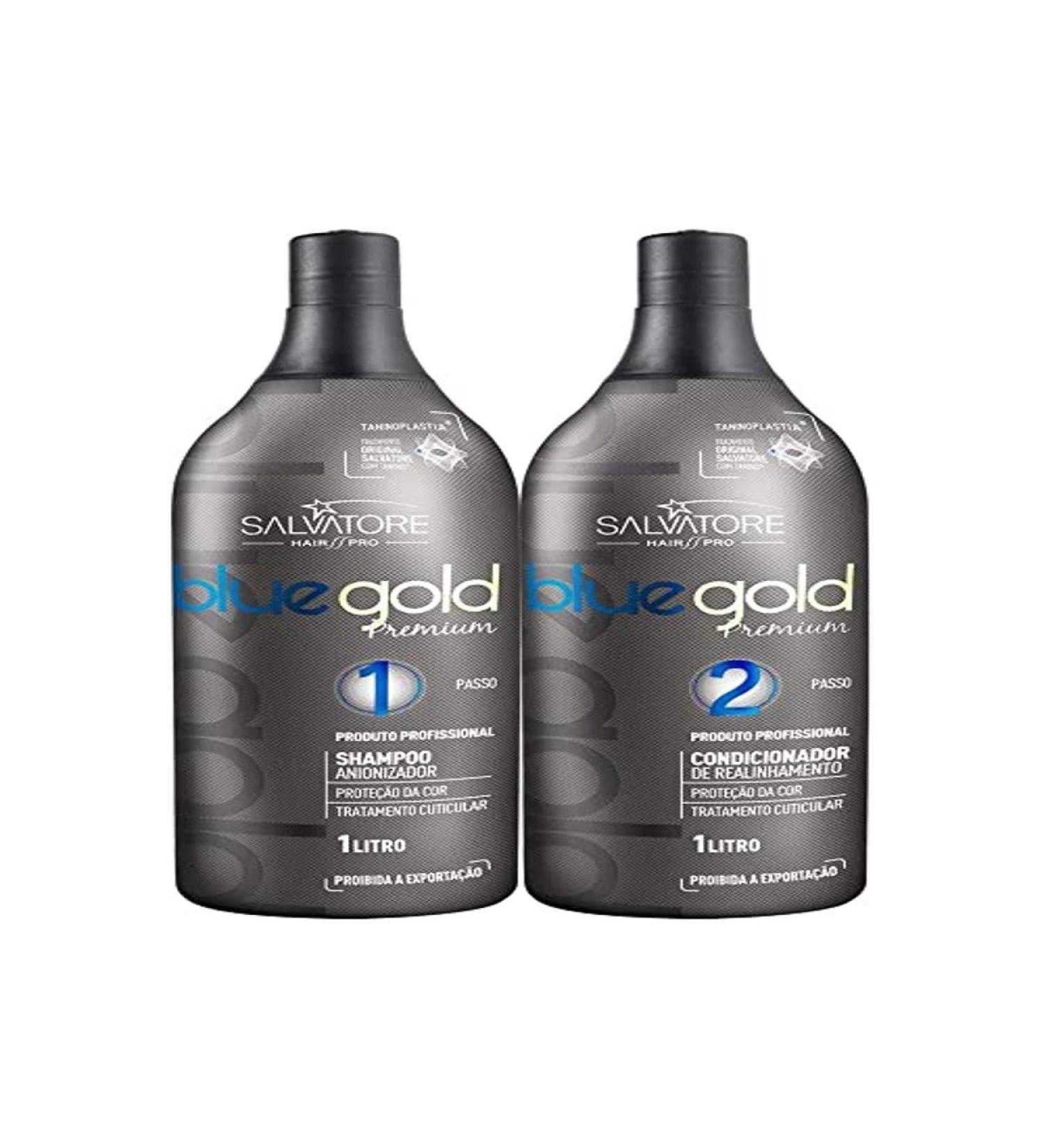 SALVATORE Kit of 2 Taninoplasty Blue Gold