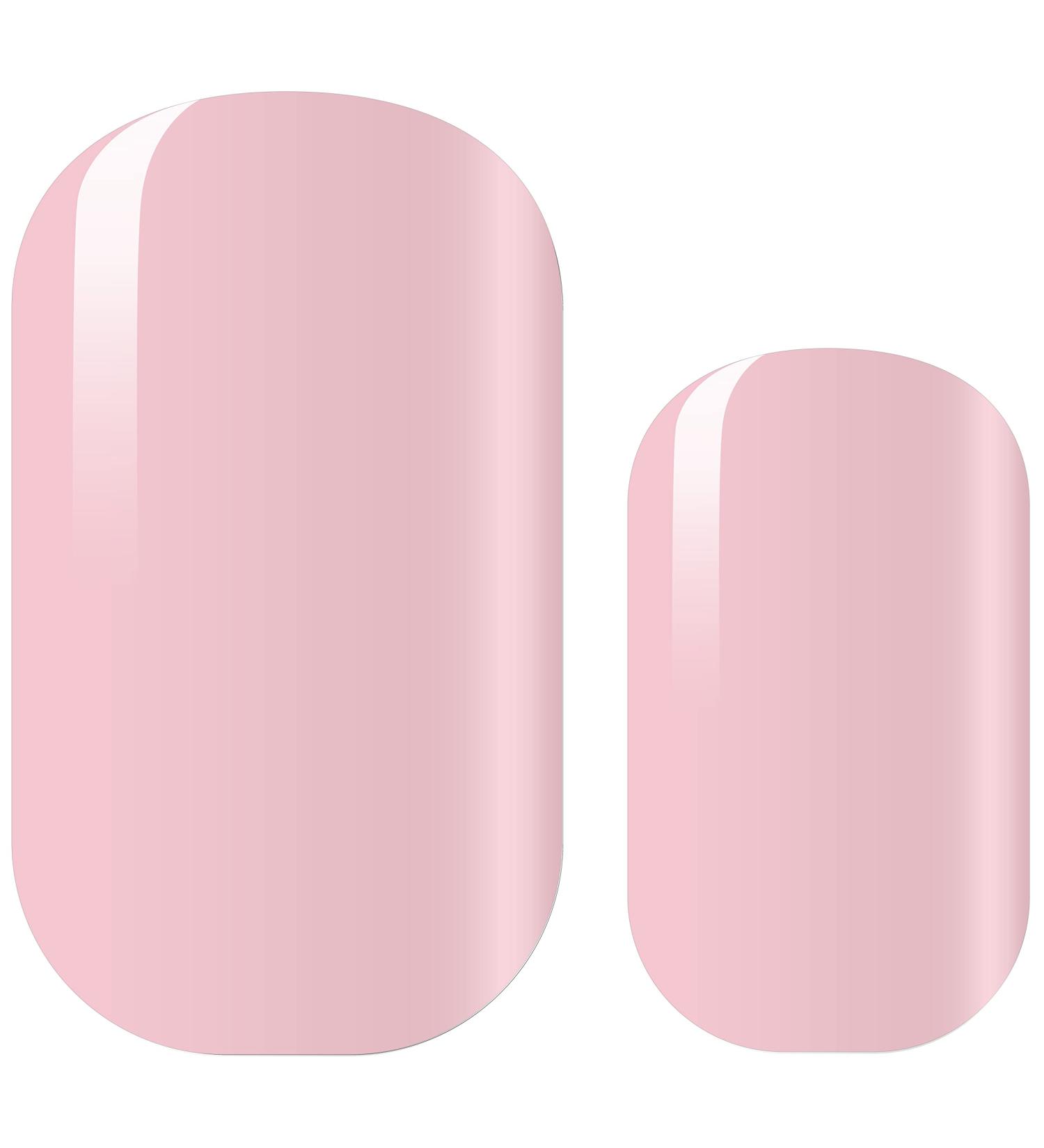 Avoa Beauty Nail Film - Marshmallow Pink Monochrome Design | 16 Self-Adhesive Long-Lasting Nail Wraps | International Shipping - Buy Online on GoSupps.com