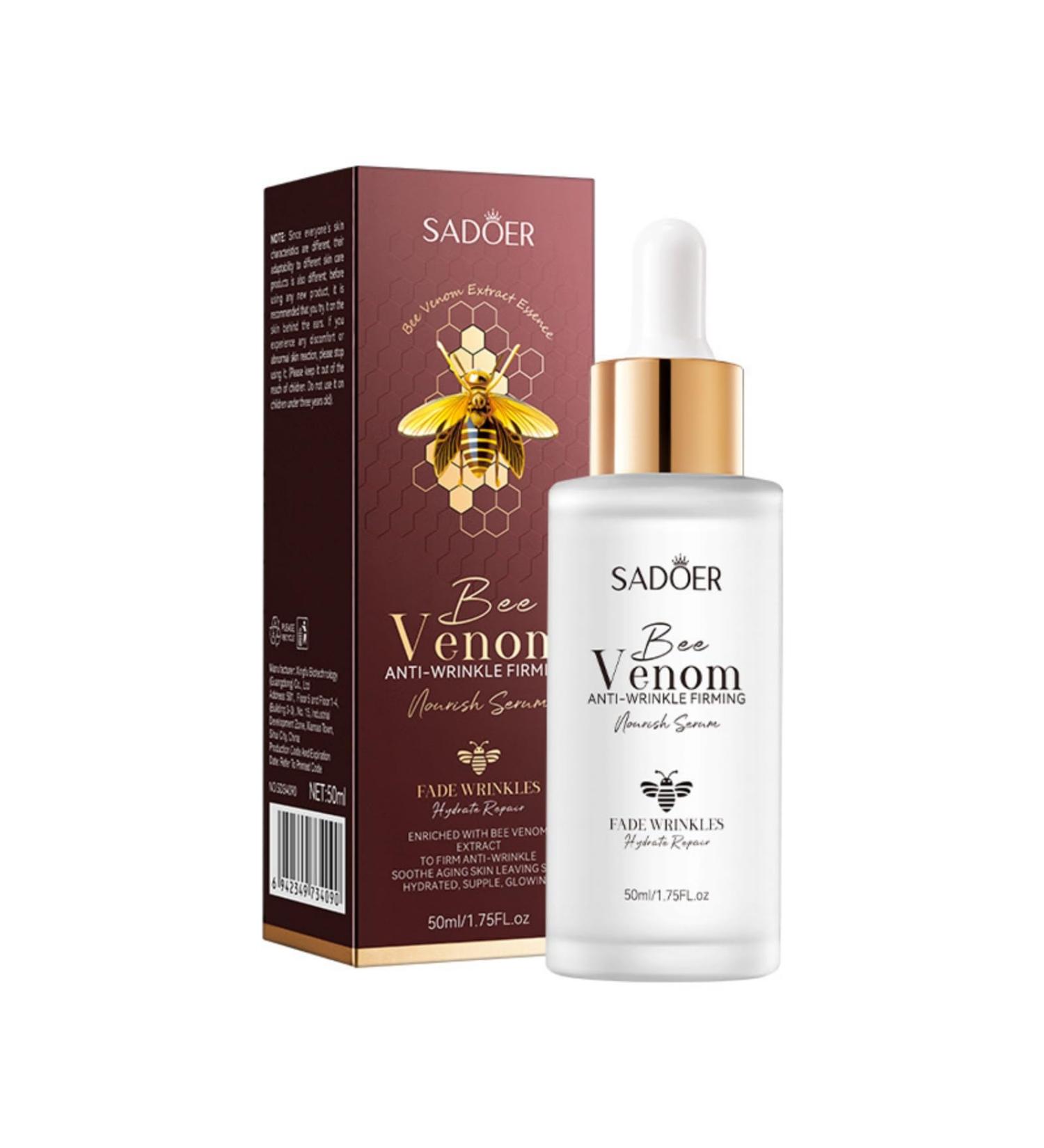 Luther Luthando Bee Venom Serum bee venom facial serum for skin firming and reduces wrinkles improves skin fades fine lines 50 ml - Buy Online on GoSupps.com