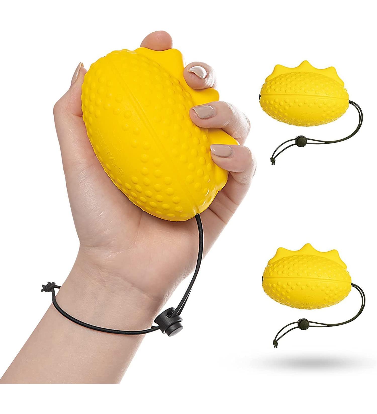 Finger Ball Exerciser Grip Balls for Hand Strengthening - Set of 2 with Portable Wrist Strap - Buy Online on GoSupps.com