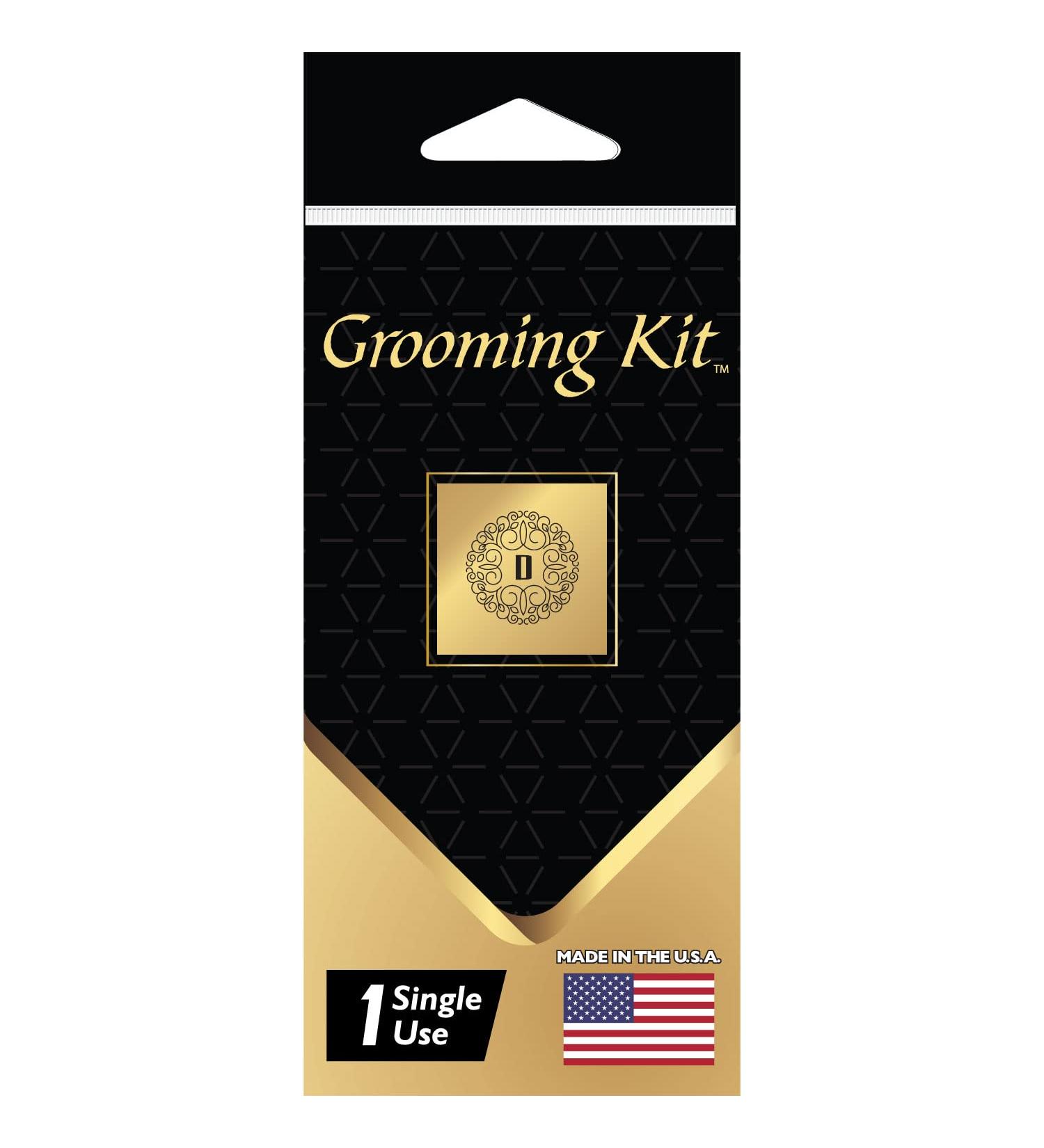 Men's Grooming Kit - Portable Single Use Set with Razor Shaving Cream Comb Deodorant & More - Perfect for Travel - Buy Online on GoSupps.com