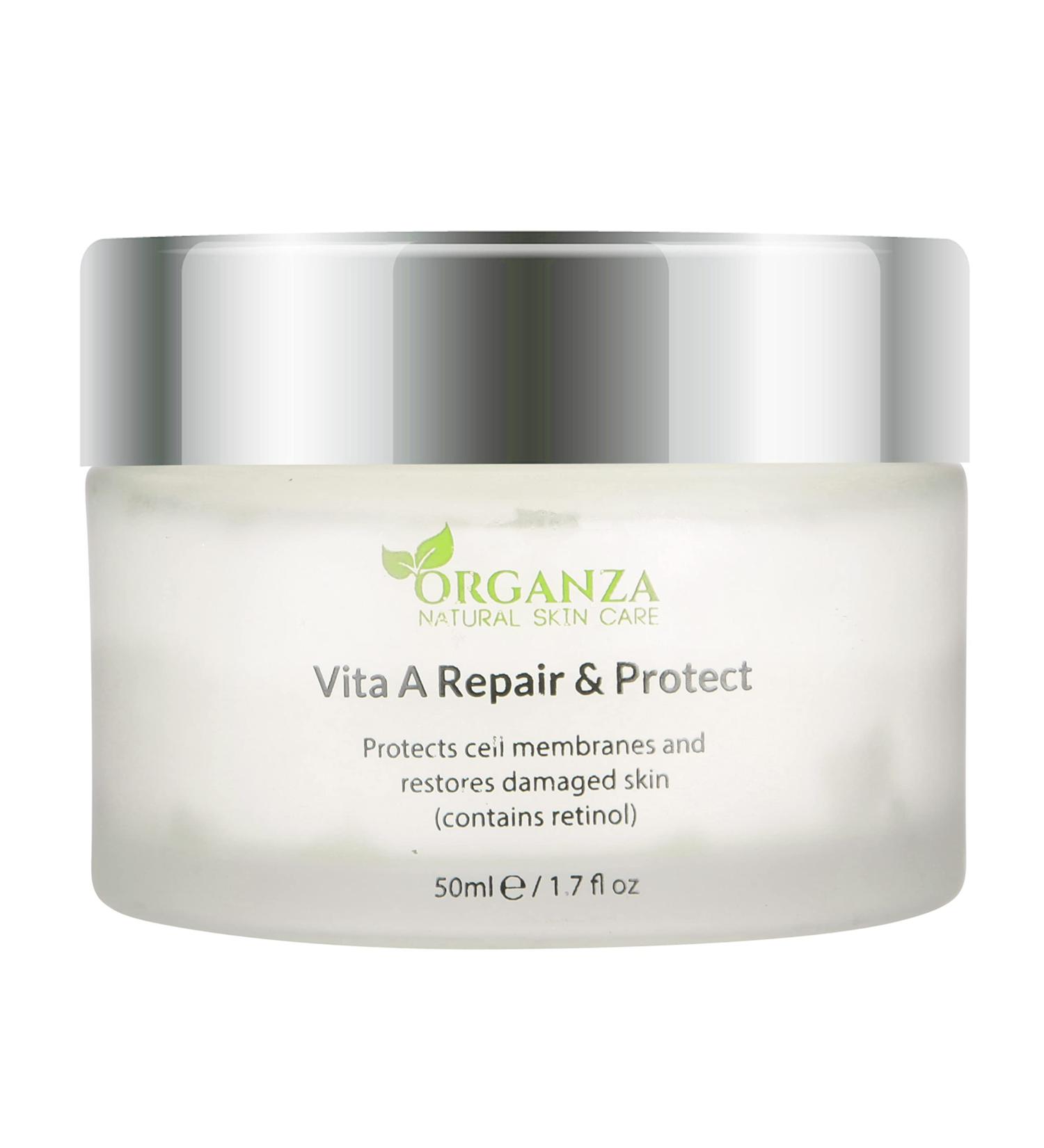 ORGANZA Vita A Repair & Protect Natural Face Cream & Skin Care | 50ml - Buy Online on GoSupps.com
