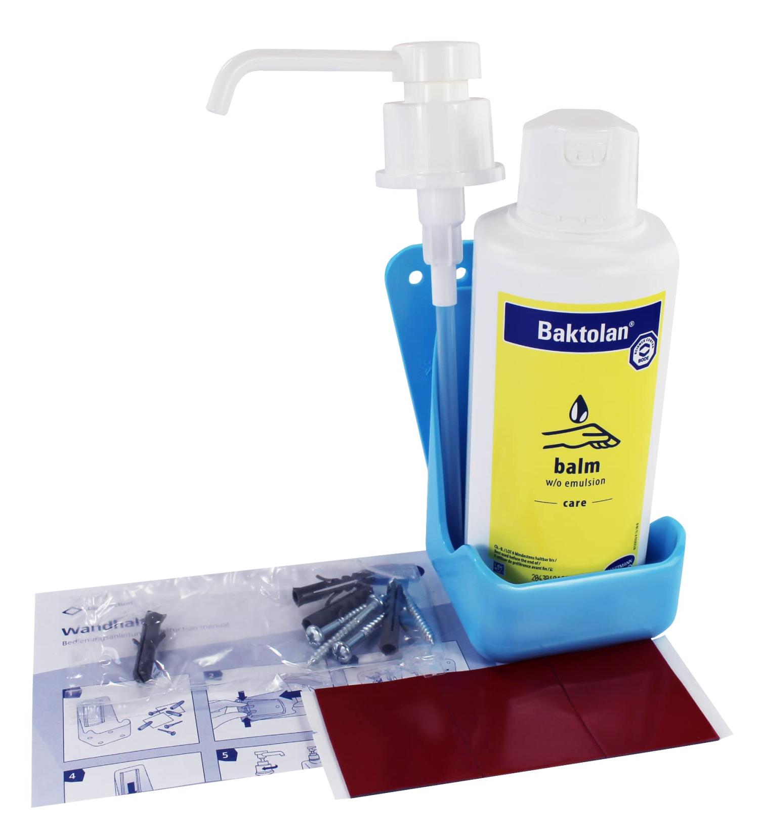 Baktolan Balm 350ml with Dosing Pump 500ml & Wall Holder - Best International Shipping - Buy Online on GoSupps.com