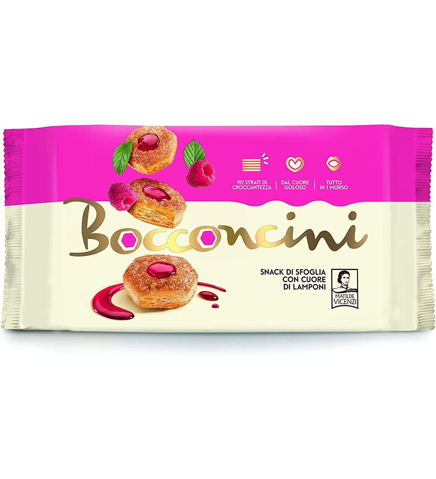  Italian Gourmet E.R. Matilde Vicenzi Filled Bocconcini Heart of Vicenzie raspberries 100 g - Buy Online on GoSupps.com