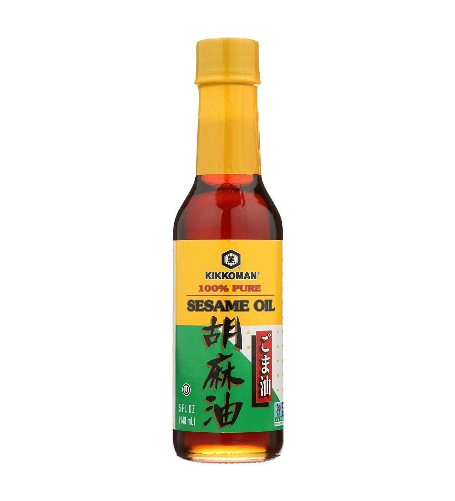 Kikkoman Sesame Oil 5 fl.oz - Premium Quality Cooking Oil - Buy Online on GoSupps.com