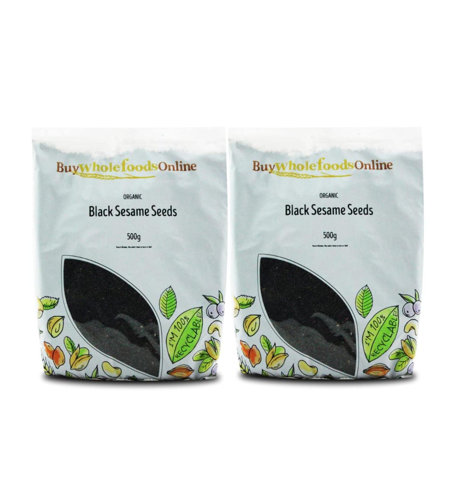Organic Black Sesame Seeds 1kg (BWFO) - Buy Online on GoSupps.com