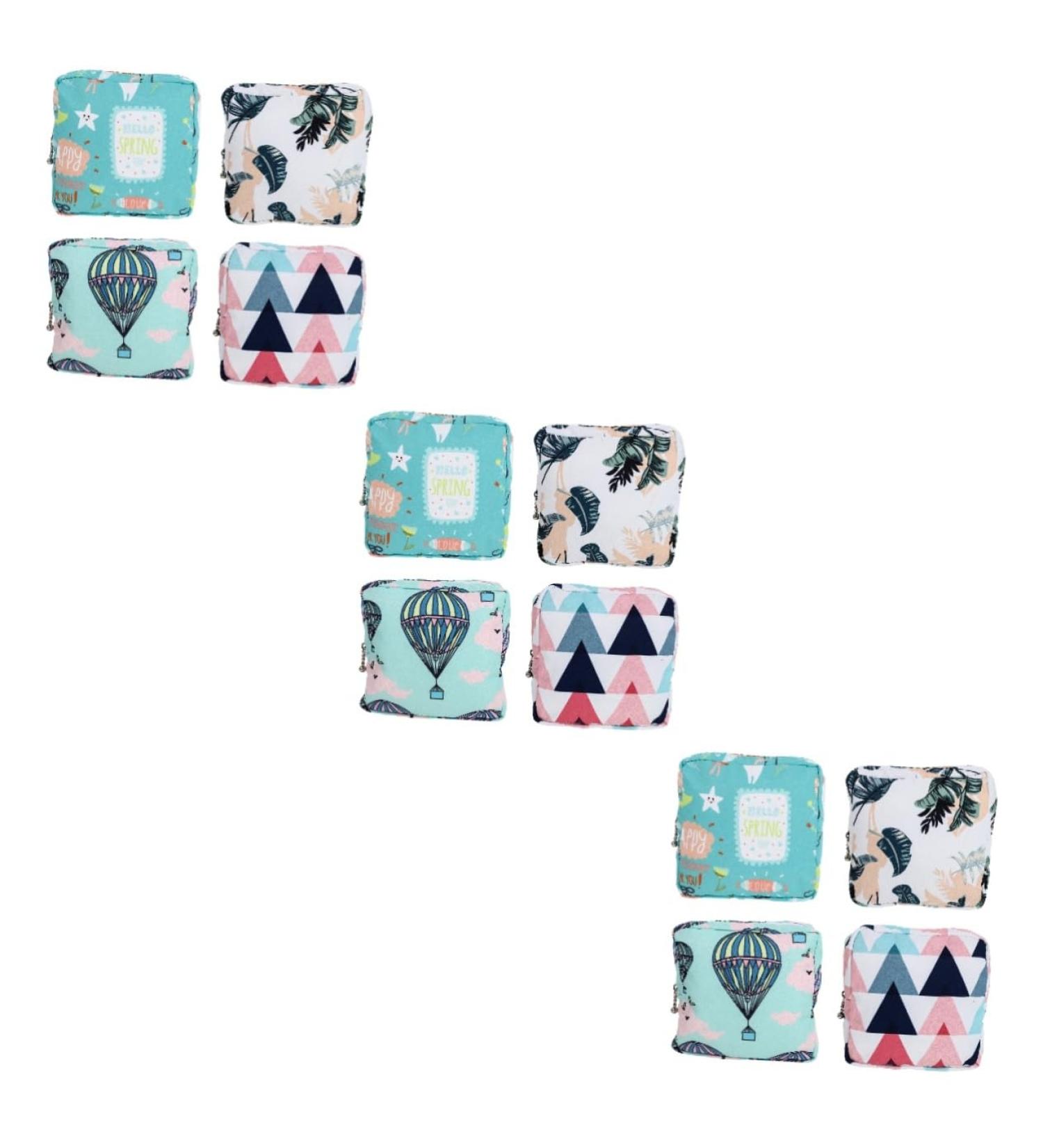 Gleavi 12 STK Women's Bandage Storage Bags - Cotton Organizers for Menstrual Supplies & Travel - Multi-Functional Solid Bags - Buy Online on GoSupps.com
