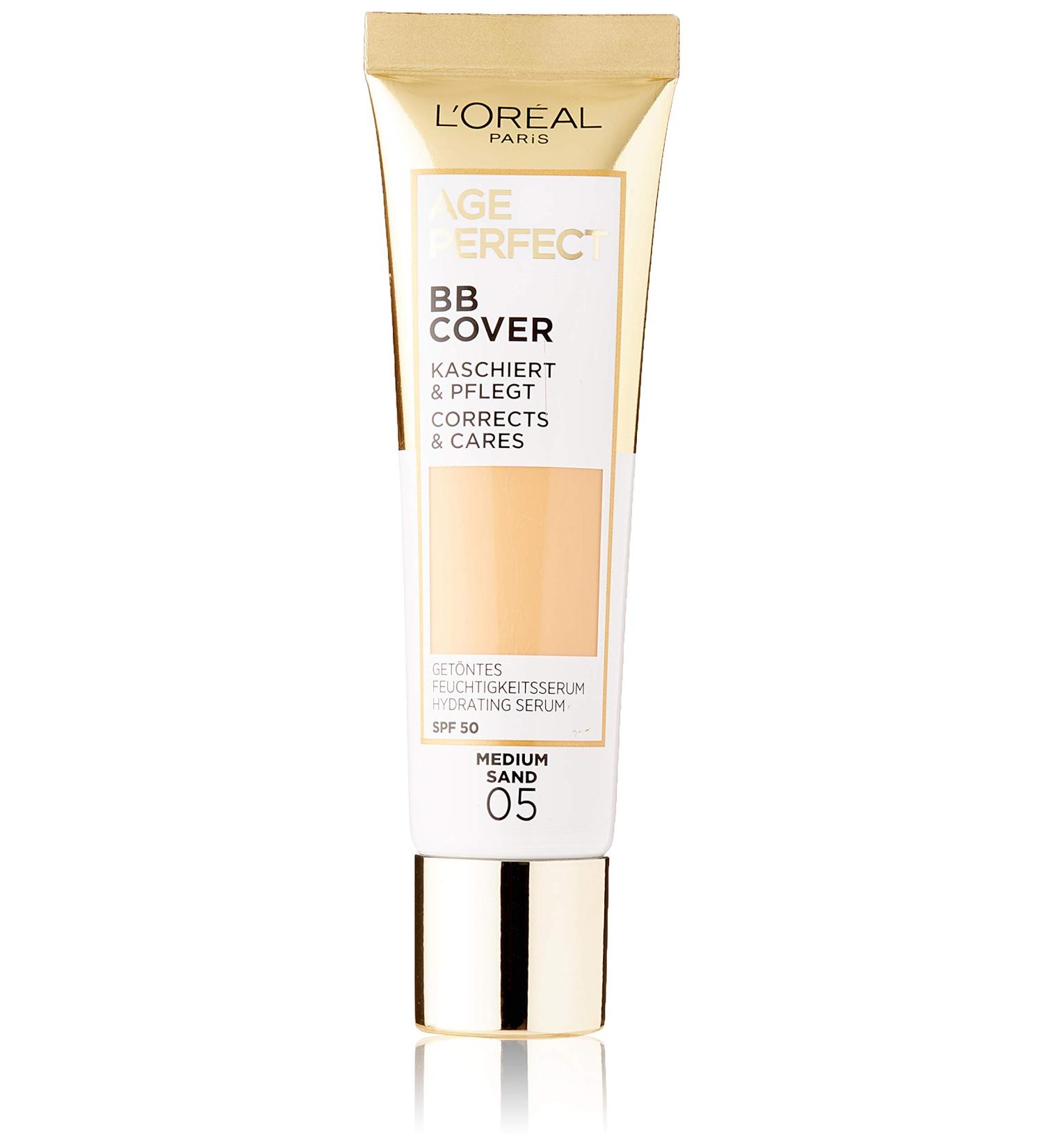 L'Or al Paris Age Perfect BB Cover 05 Medium Sand Tinted Moisturising Serum 05 Medium Sand 1 count (Pack of 1) - Buy Online on GoSupps.com