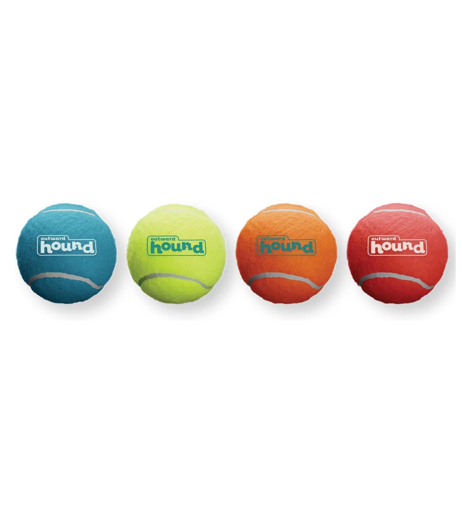 Outward Hound Squeaker Ballz - XS Dog Fetch Toy - 4-Pack for Fun Fetch Play | International Shipping Available - Buy Online on GoSupps.com