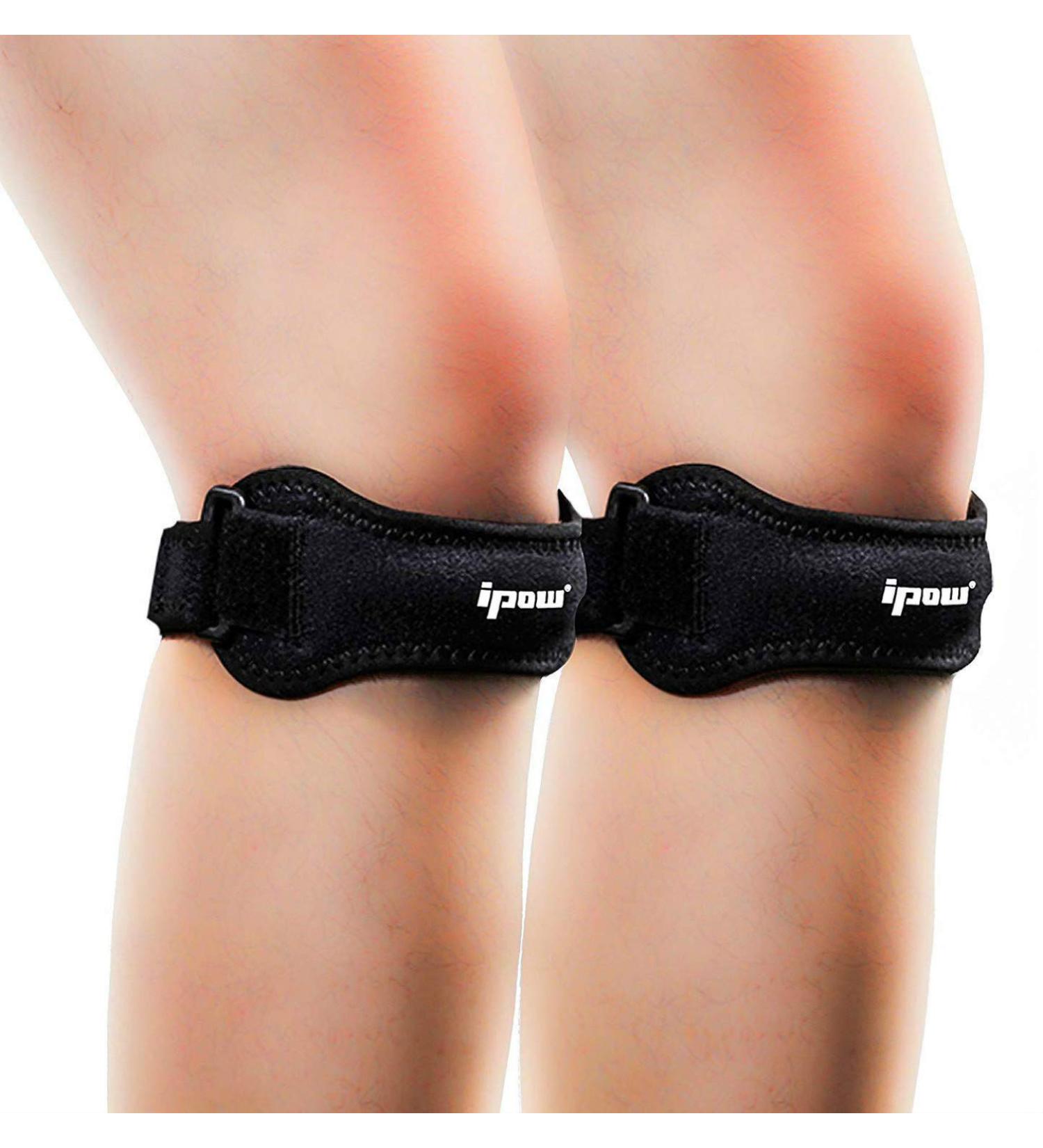 IPOW 2 Pack Knee Strap Brace for Pain Relief & Patella Stabilization - Ideal for Sports & Activities - Buy Online on GoSupps.com