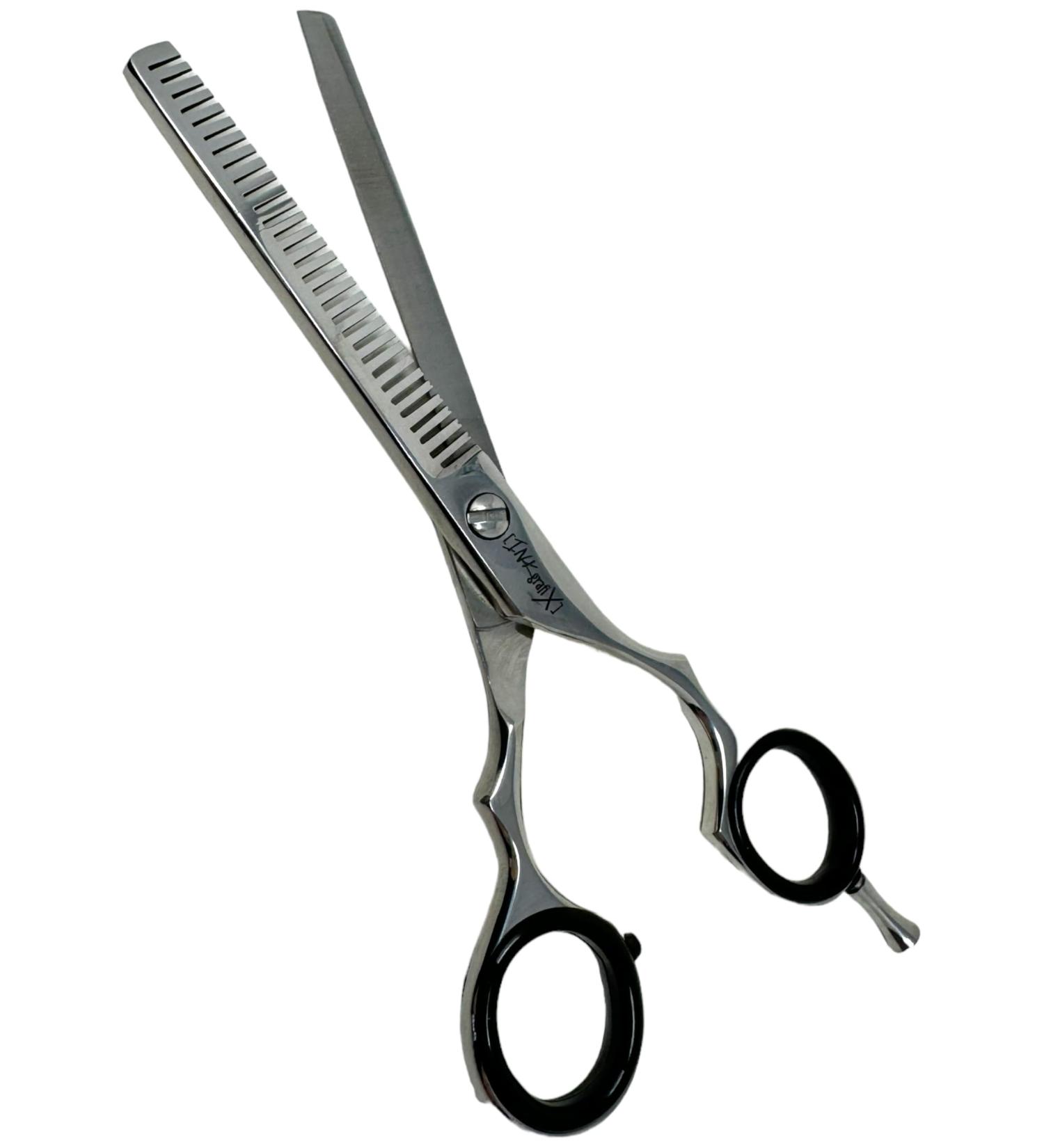 Tribal Jewelry Thinning Hair Scissors - Stainless Steel - Hairdresser - IG70111 - INKgrafiX Hairdressing Supplies Hair Cutting Styling Hair Scissors Thinning Hair Styling - Buy Online on GoSupps.com