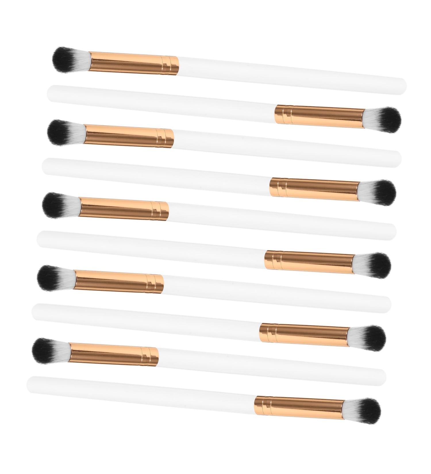 OHPHCALL 10pcs Makeup Brush Eye for Makeup Small Eyeshadow Brush Eye Brush for Eyeshadow White Wooden Handle - Buy Online on GoSupps.com