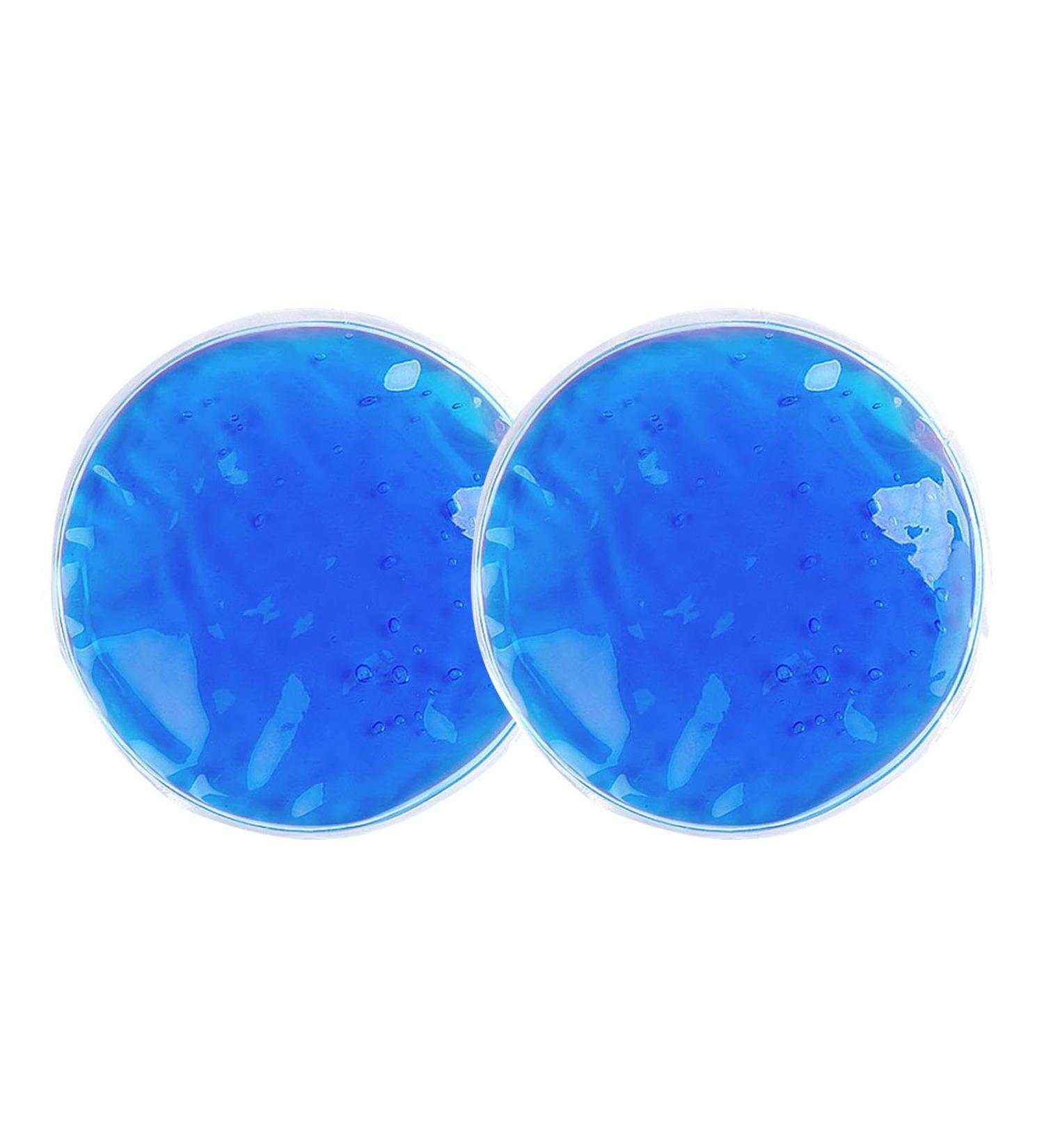 Hot and Cold Gel Ice Packs Instant Gel Cold Packs | Small Ice Packs for Injuries Reusable for Eye Muscle Skin Care and Cool Down Blue 7cm - Buy Online on GoSupps.com