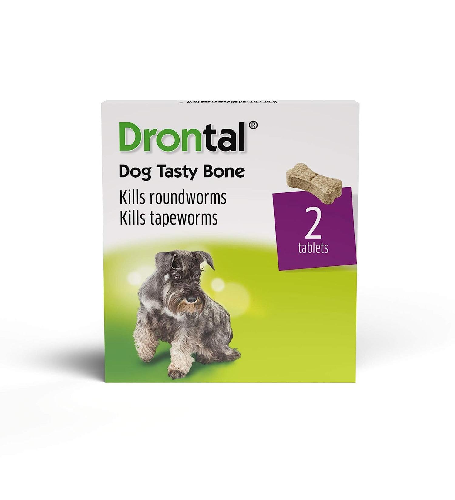 RS Pet Bayer Drontal Worming Tablet for Dogs Pack of 2 tablets Big - Buy Online on GoSupps.com