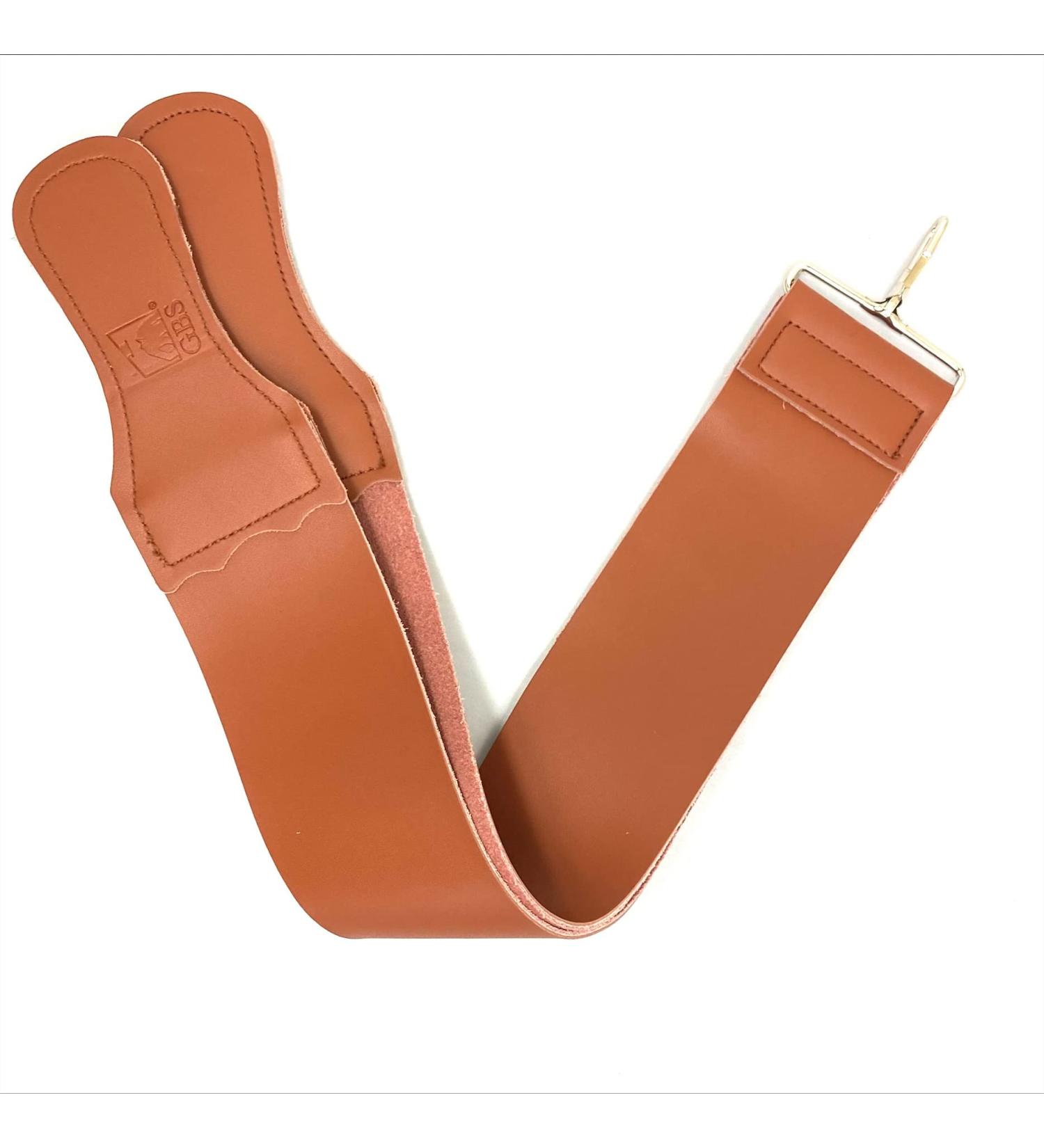 G.B.S Straight Razor Leather Strop Sharpening Strap 2.5 X 23.5 - Dual Cowhide Straps for Razor Knives & Kitchen Cutlery - Swivel Clip for Sharp Blades - Buy Online on GoSupps.com