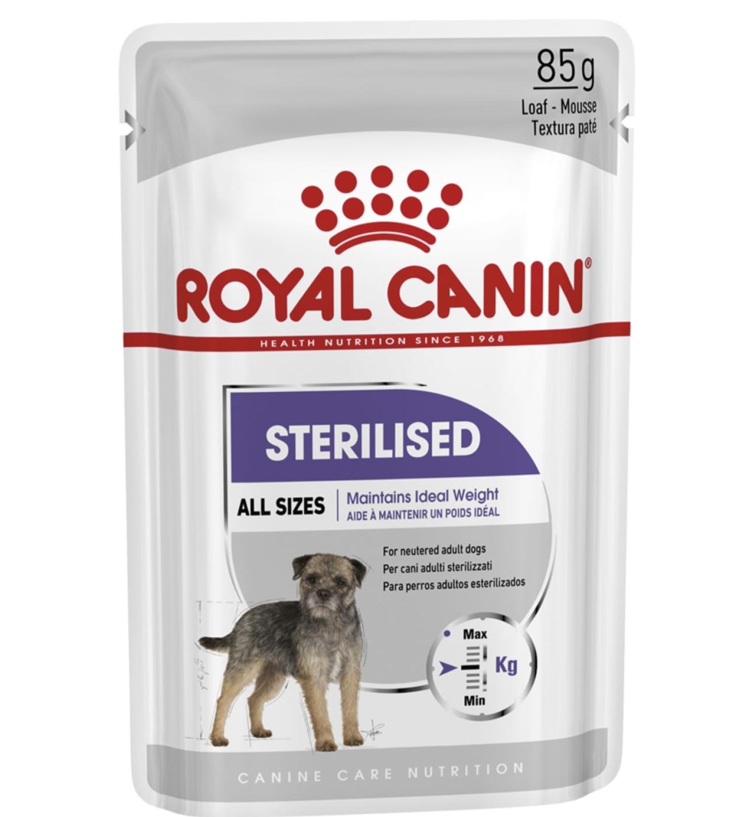 Royal Canin Serilised Care Adult Wet Dog Food 85g (Pack of 48) - Buy Online on GoSupps.com