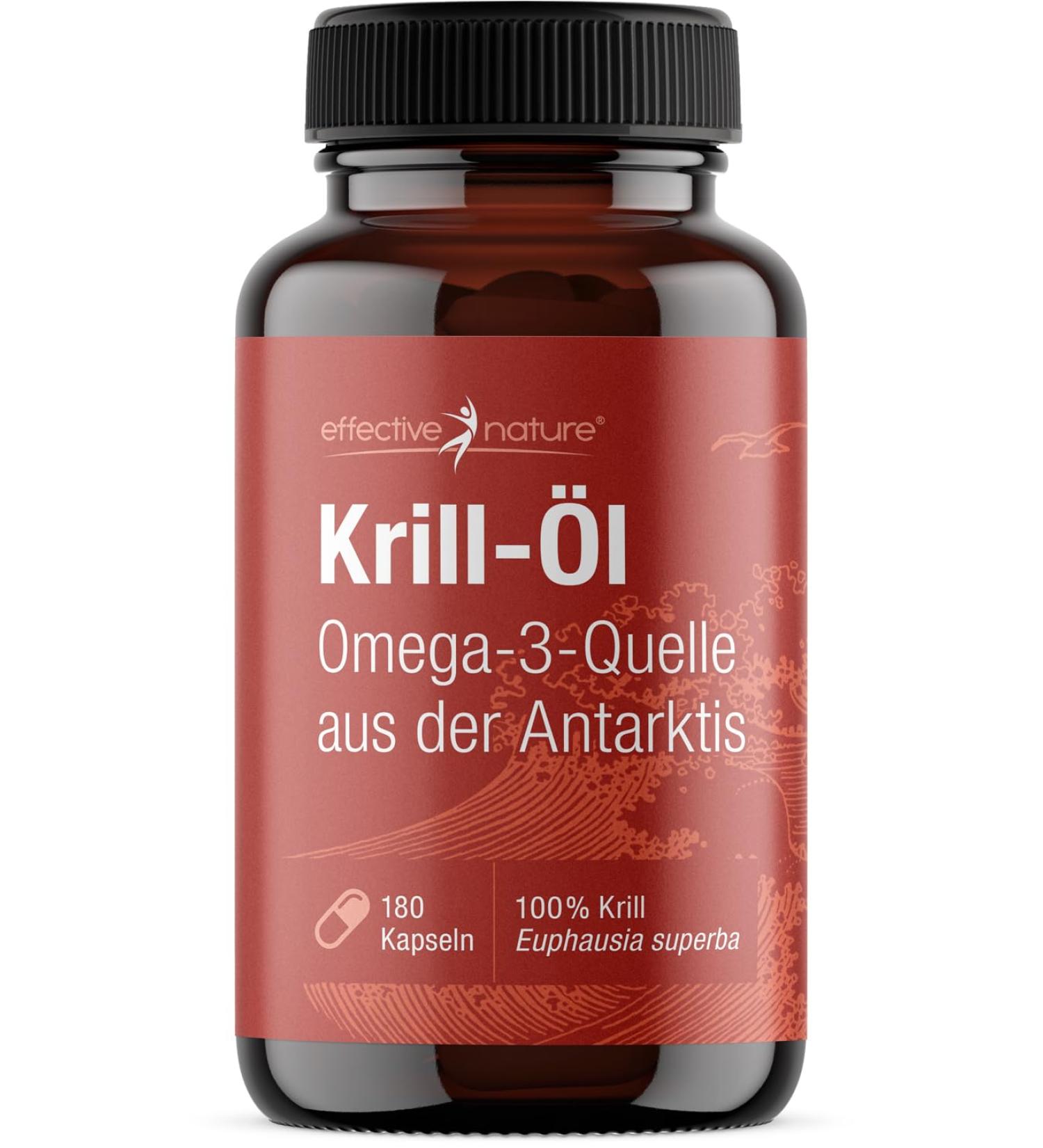 High-Dose Krill Oil Capsules 1000mg - 180 Count - Premium Omega-3 Source with 100mcg Astaxanthin - 3 Month Supply - Buy Online on GoSupps.com