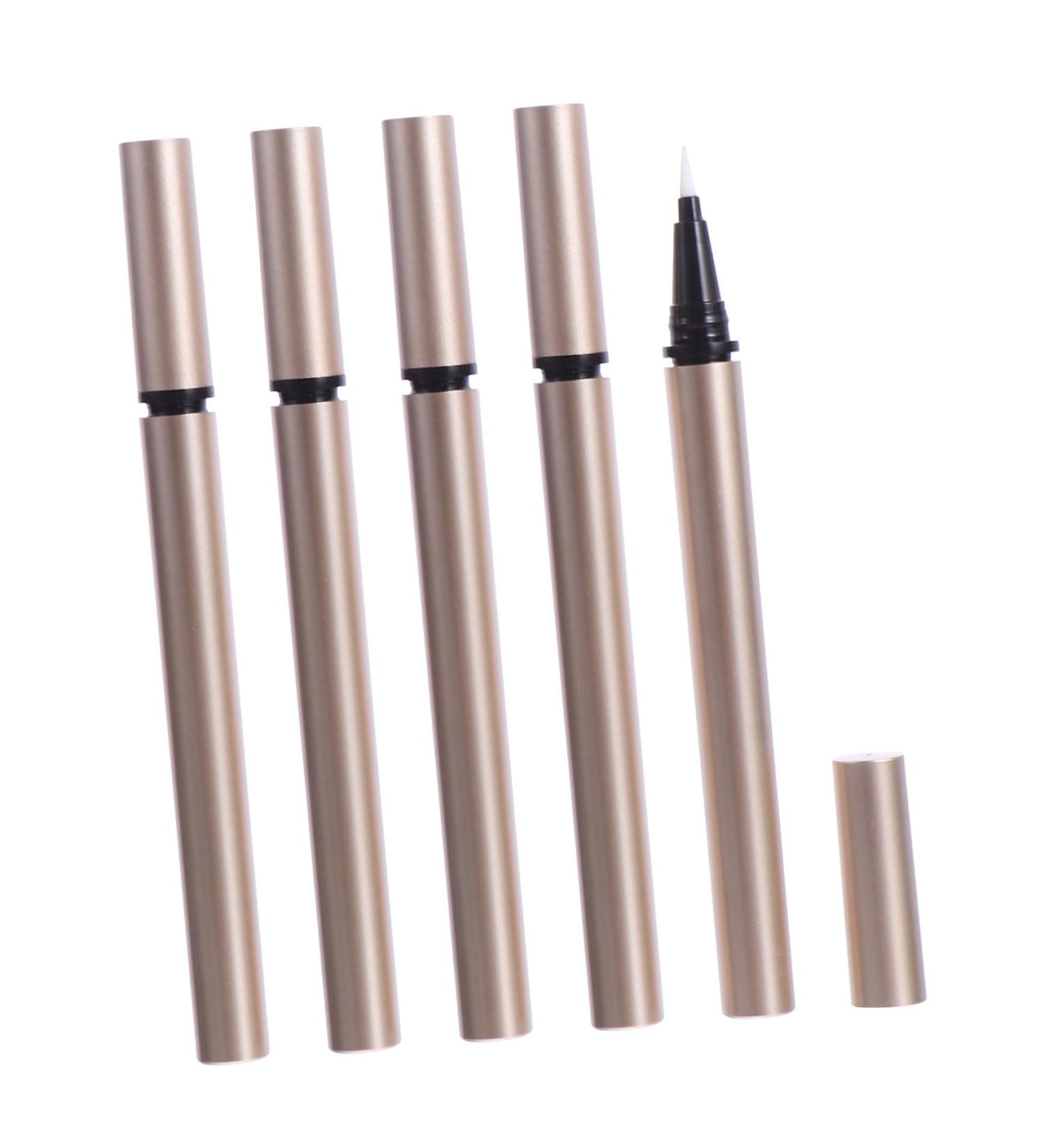 Beatifufu 5pcs Eyeliner Empty Pencil Lip Gloss Tubes White Eyeliner Cotton Head Liquid Eyeliner Plastic - Buy Online on GoSupps.com