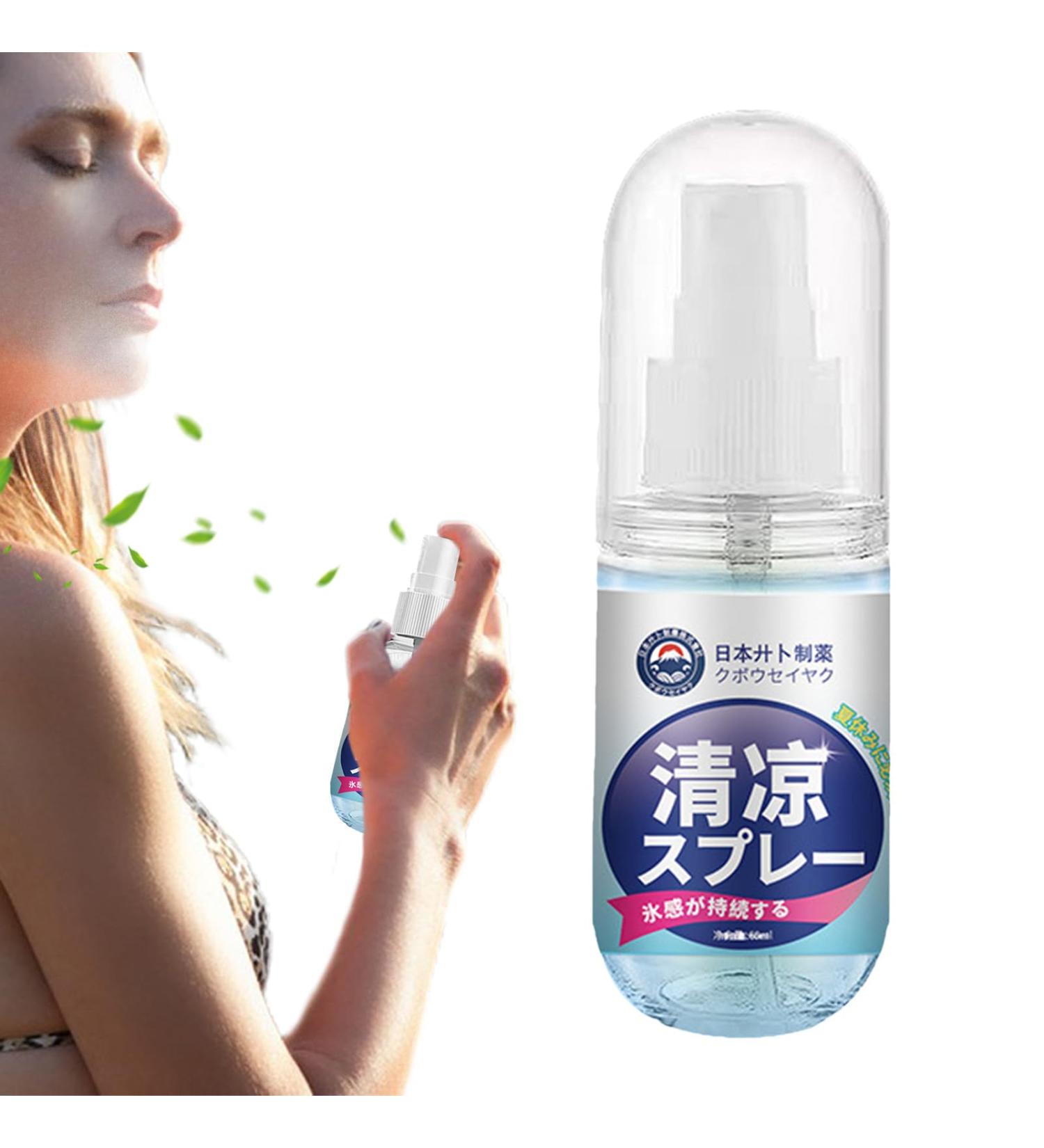 Sports Refreshing Spray | 60ml Natural Mist Anti-Heat Stroke | Anti-Heat Refreshing Care for Sports and Outdoor Activities in Hot Climates - Buy Online on GoSupps.com