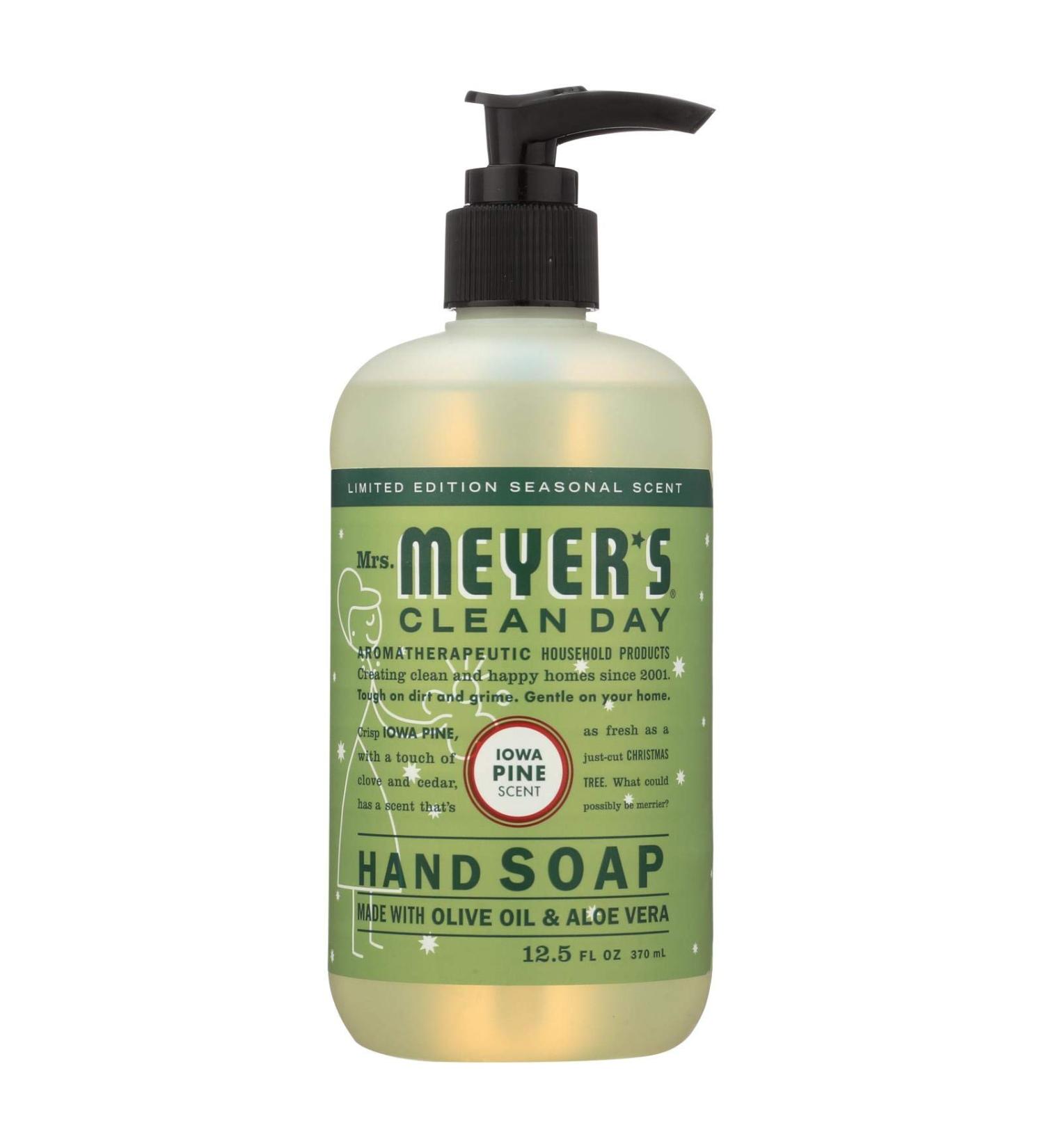 Mrs. Meyer's Iowa Pine Hand Soap 12.5 Fl Oz Pine 12.5 Fl Oz