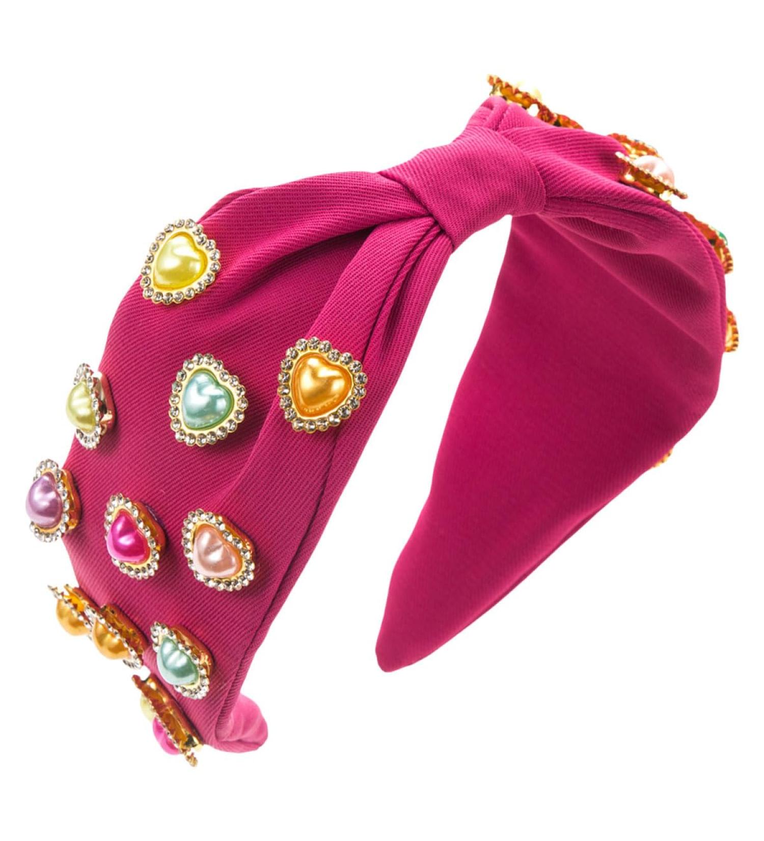 scicent Head Band Knottted Alice Bands Adult Women Wedding Hair Accessories for Girls Wide Fashion Pearls Head Hoops for Party Non-Slip Hair Bands Bling Glitter Hairbands - 27524 - Buy Online on GoSupps.com