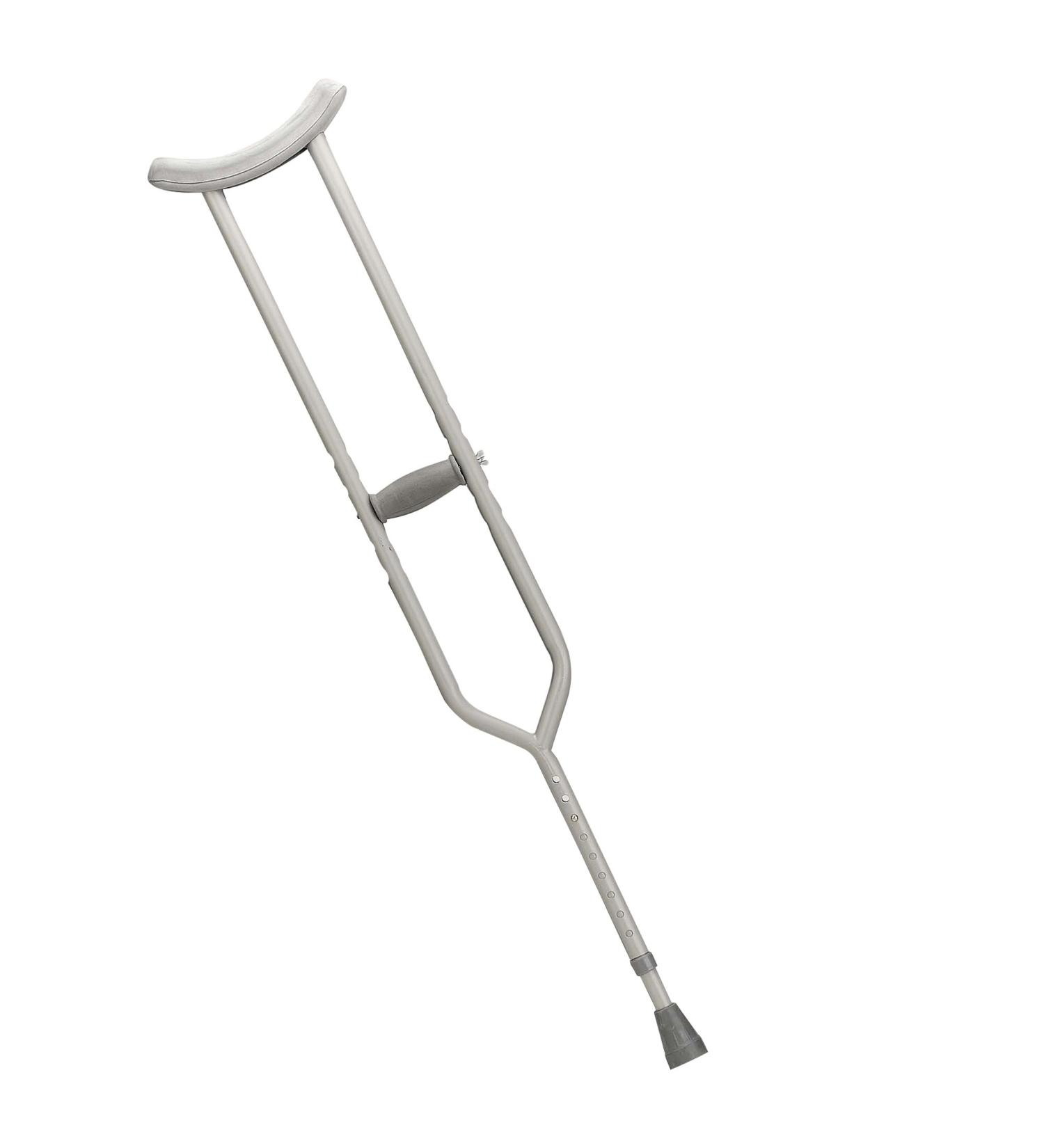 Drive Medical Bariatric Heavy Duty Crutches, Gray, Tall Adult Tall Adult Crutch