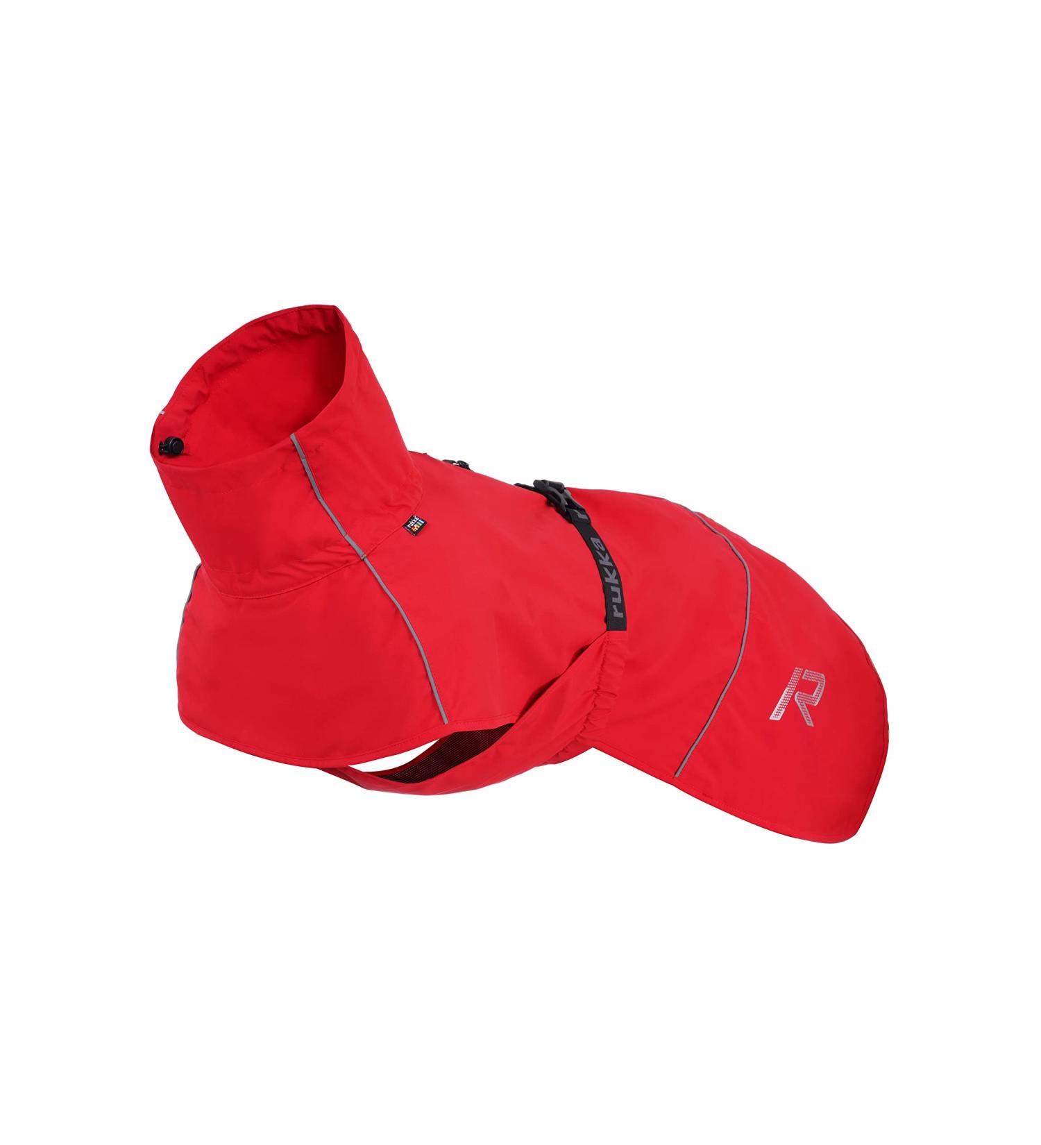 Rukka Pets HAYTON ECO Raincoat for Dogs - Classic Red | Waterproof & Eco-Friendly | Shop Internationally - Buy Online on GoSupps.com