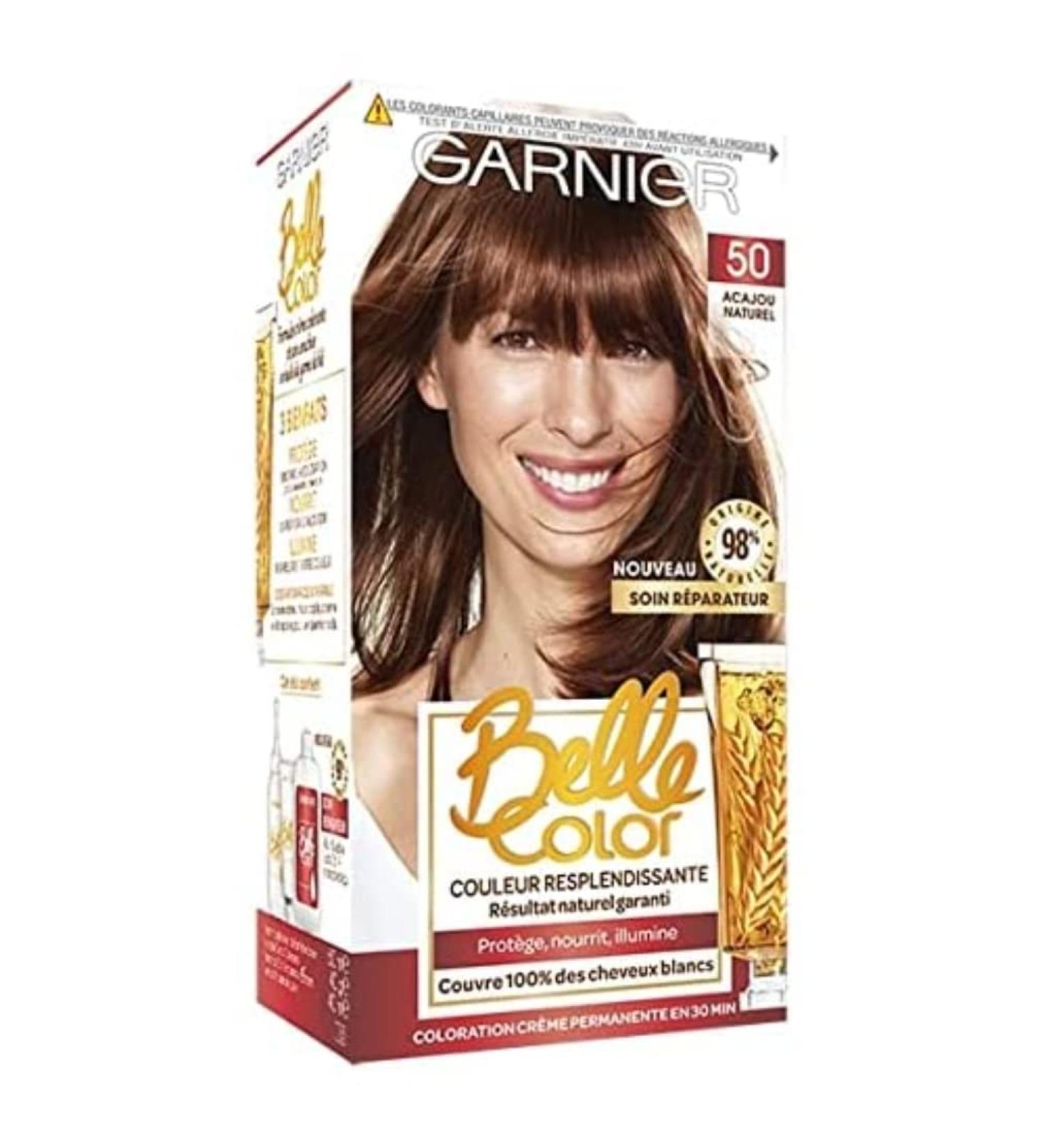 Garnier - Belle Color - Permanent Mahogany Coloring - 50 Natural Mahogany - Buy Online on GoSupps.com