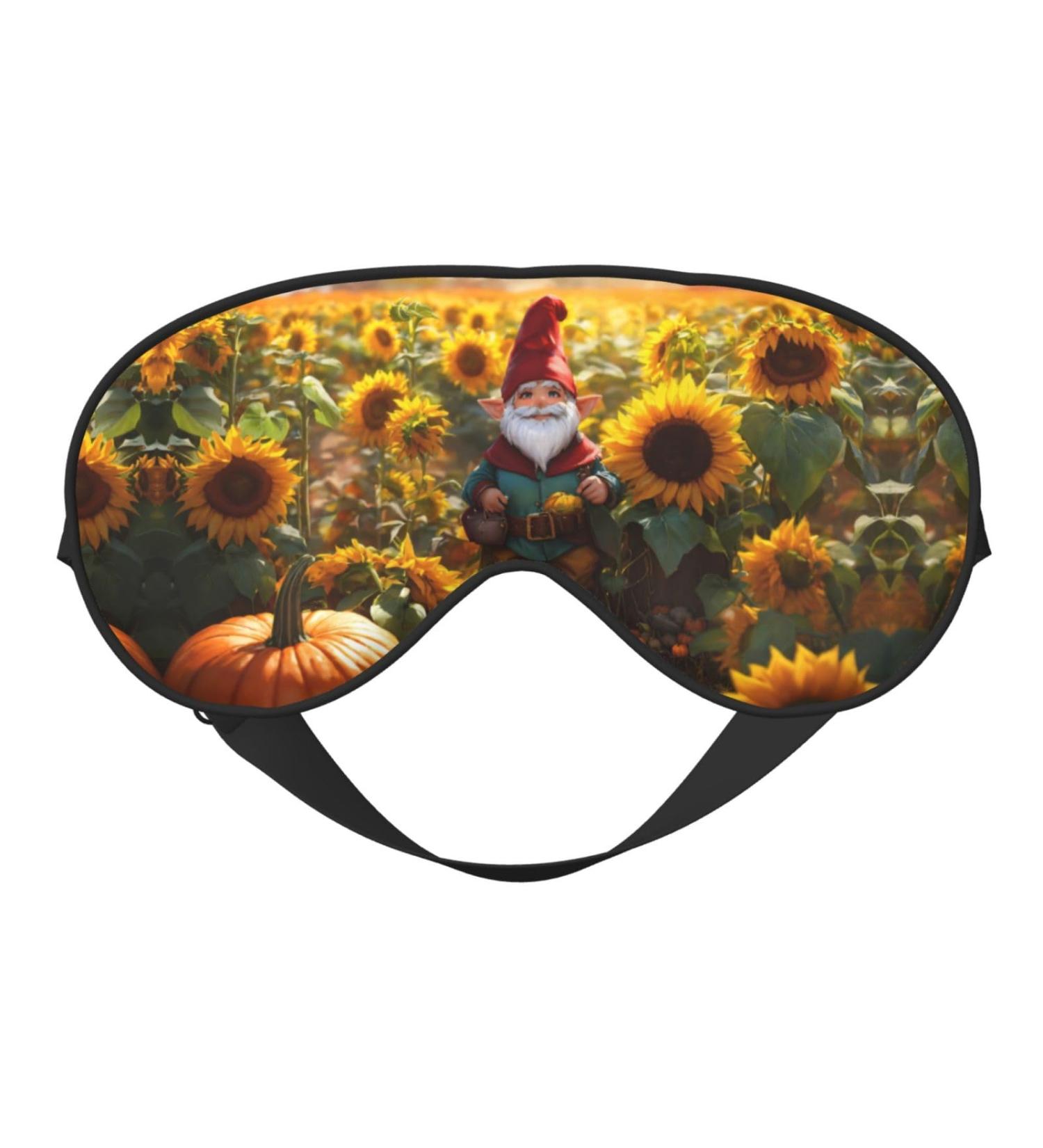 Xmas Funny Gnomes Adjustable Eye Mask - Breathable Sleep Mask for Effective Shading - Ideal Gift for Christmas - Buy Online on GoSupps.com