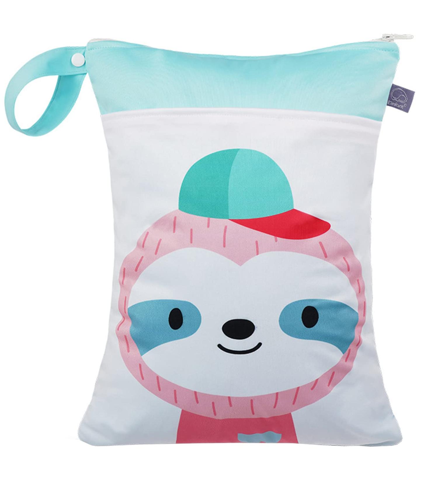 Seaur Wetbag Baby Kinder Waterproof Nappy Pocket | Washable Reusable Diaper Bag for Kindergarten Beach Pool & Gym - 30x40cm - Buy Online on GoSupps.com