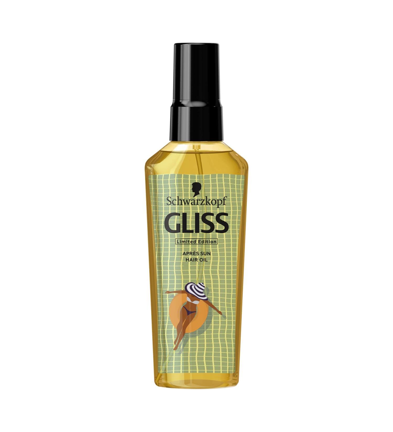  Gliss Gliss Schwarzkopf Summer Repair Repair Oil for hair stressed by summer 75ml pack - Buy Online on GoSupps.com