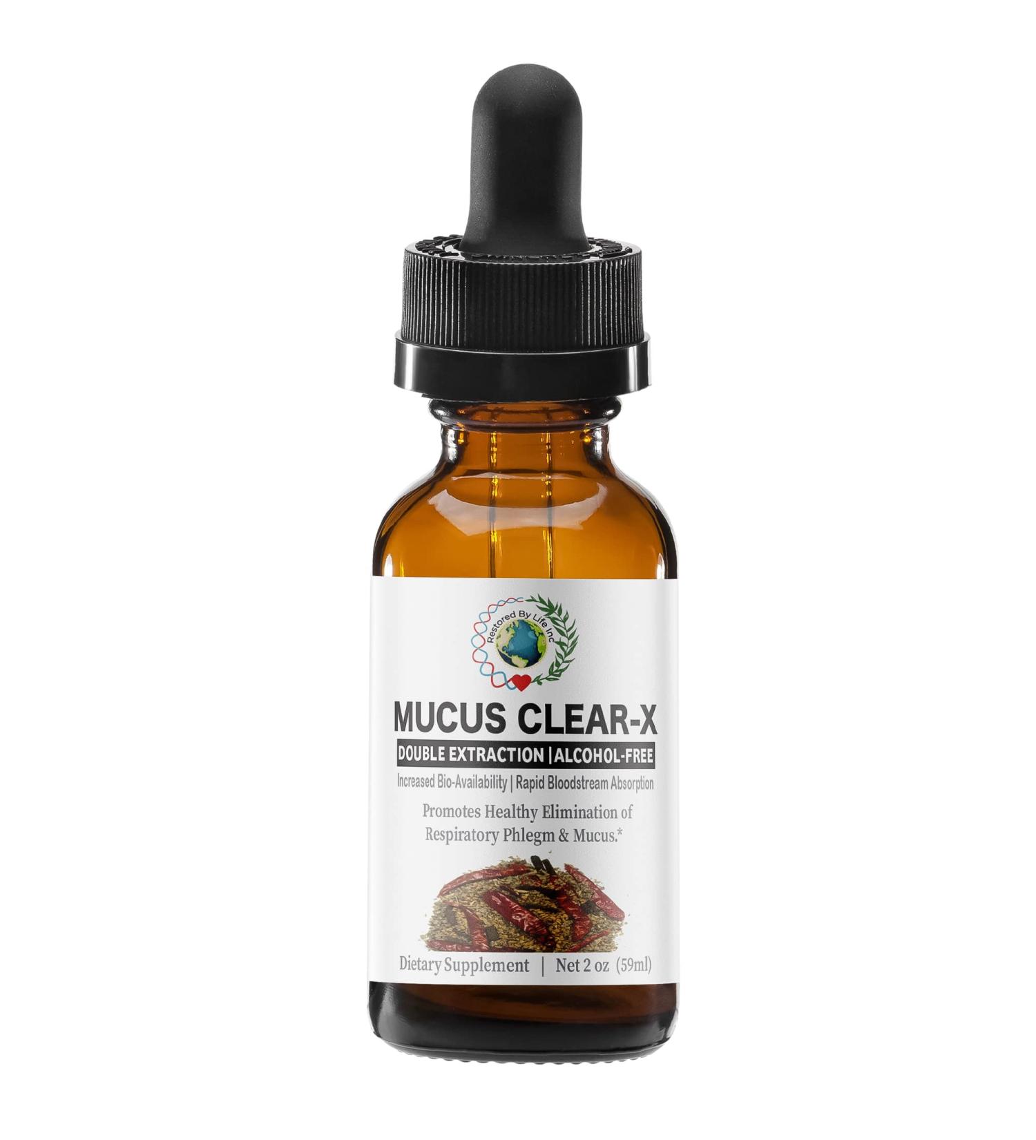 Mucus Cleanse Extract for Phlegm Relief - Natural Solution for Clearing Mucus Build-Up - Buy Online on GoSupps.com