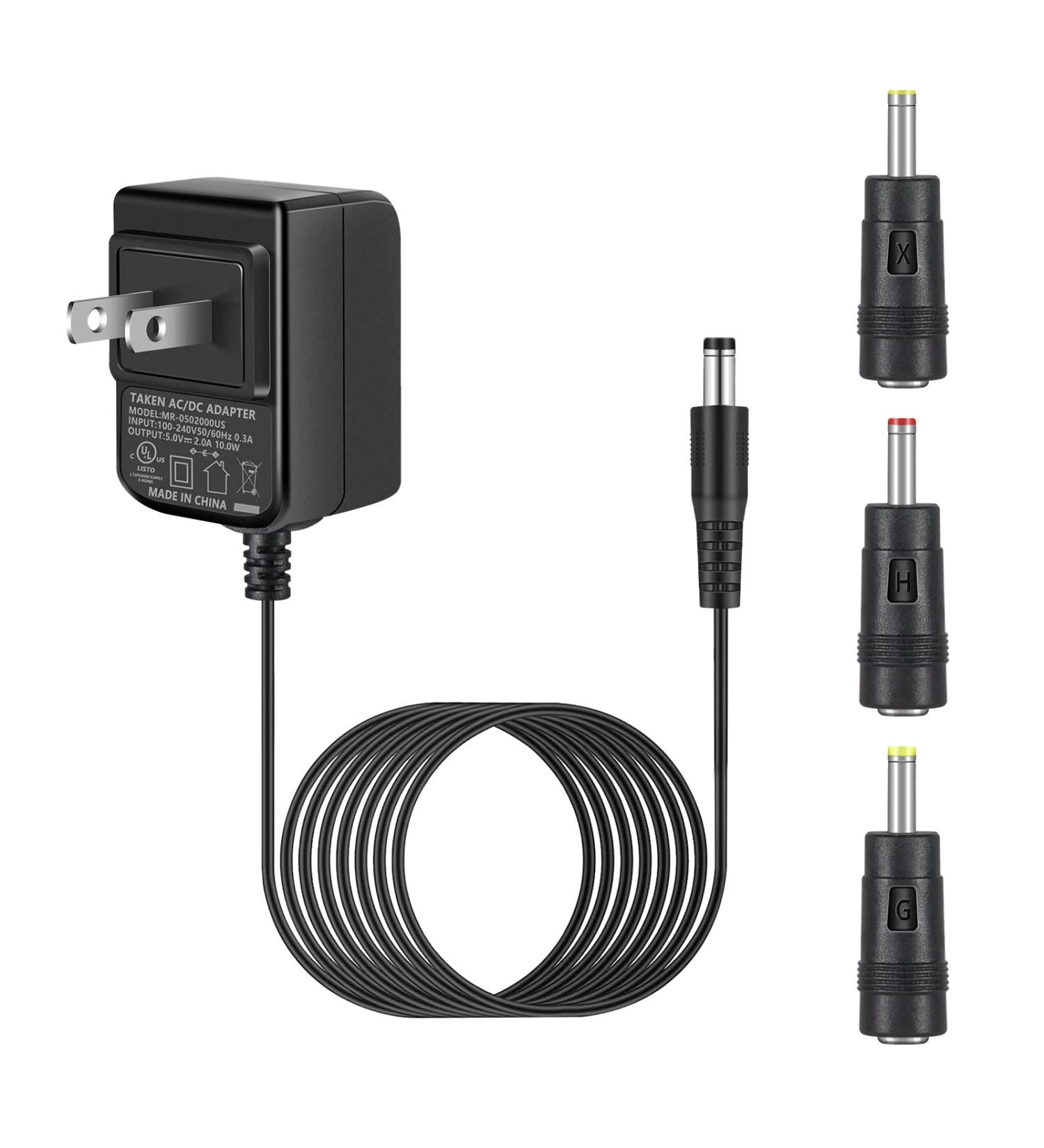 5V Replacement Cord for Graco Swing  Simple Swing  Glider LX  Glider Petite LX  Glider Elite  Glider Premier  Sweetpeace  Sweet Snuggle  DuetConnect LX  DuetSoothe (8.2FT) - Buy Online on GoSupps.com