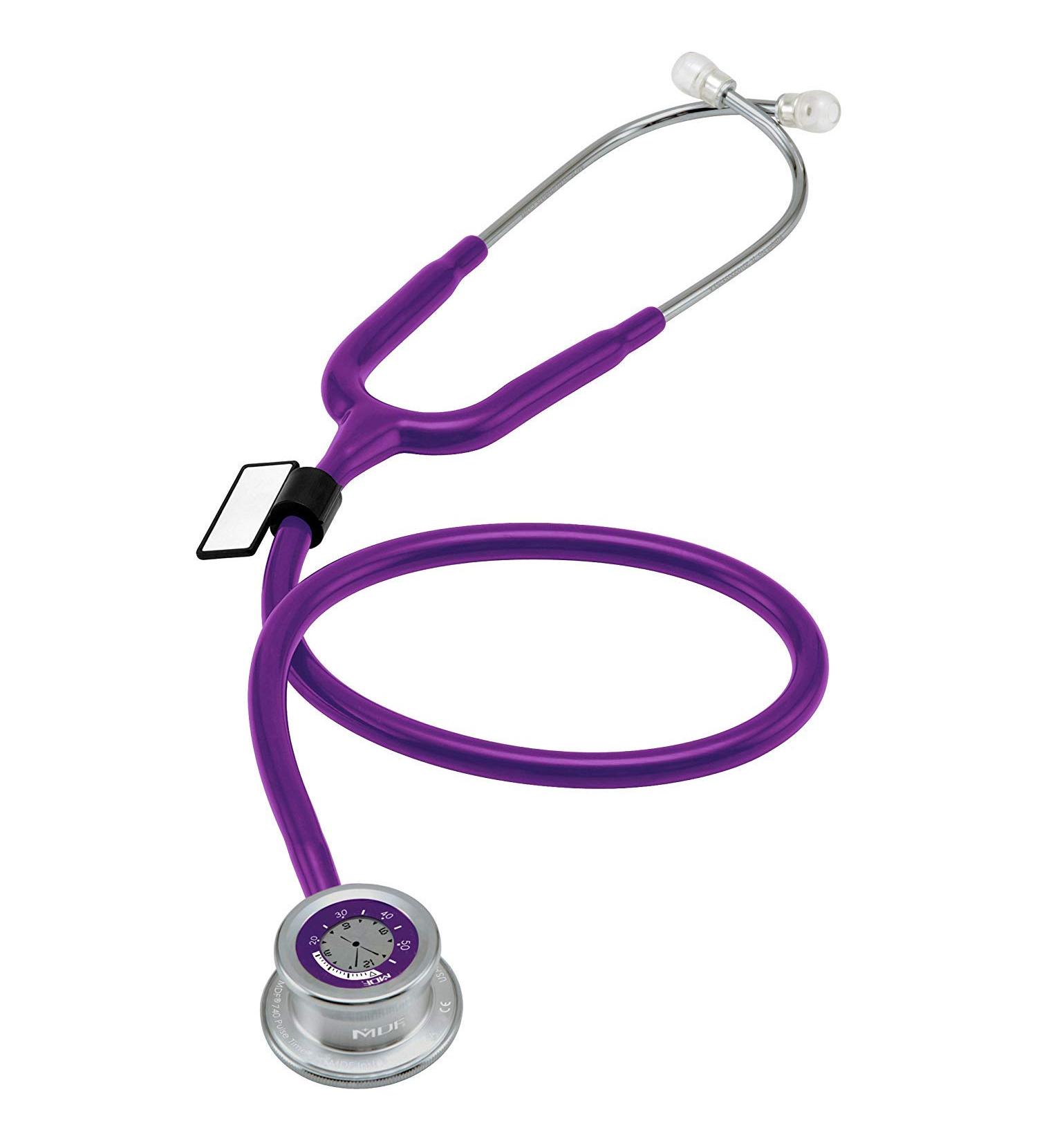 MDF Pulse Time 2-in-1 Digital Clock & Stethoscope - Purple (MDF740-08) - Buy Online on GoSupps.com
