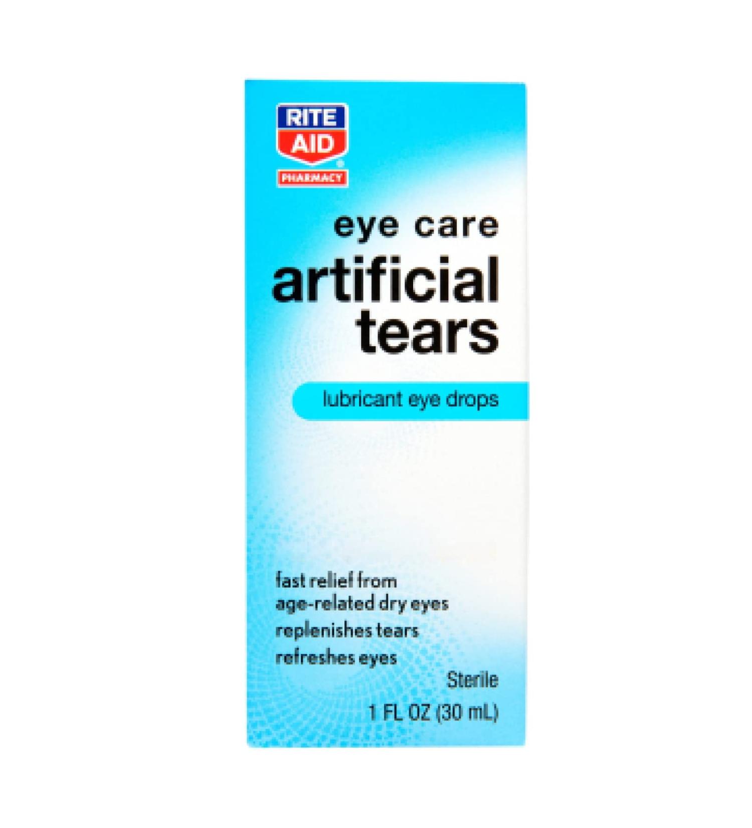 Rite Aid Polyethylene Glycol Lubricant Eye Drops - 1 oz | Dry Eye Formula for Age-Related Dry Eyes - Buy Online on GoSupps.com