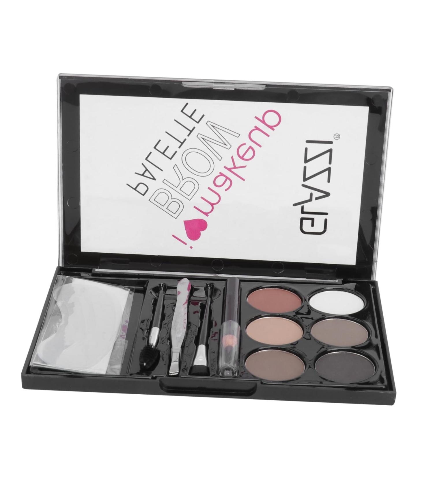 OHPHCALL 1 Set Eyebrow Powder Set Eye Shadow Make up Palettes Eye Brow Shaping Kit Eyebrow Sissor Kit Lit Abs 1 count (Pack of 1) As Shown - Buy Online on GoSupps.com
