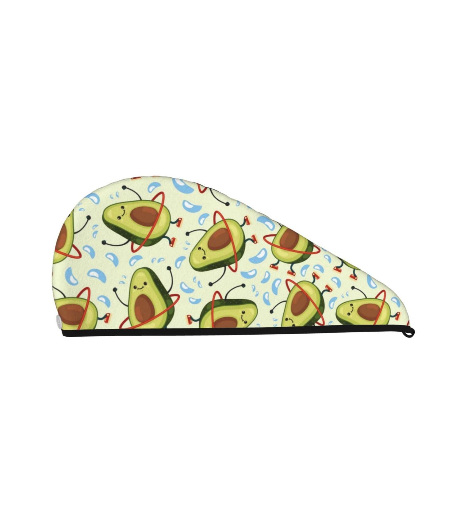 Buy Avocado Microfiber Hair Towel - Soft Super Absorbent & Quick Dry for Women with Long Curly & Thick Hair | Coral Velvet Wrap - Buy Online on GoSupps.com
