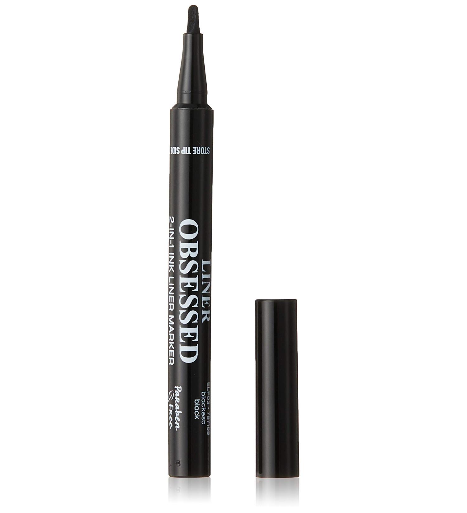 Palladio 2 in 1 Eye Liner Marker - Water Resistant Paddle Tip Bold Black Eyeliner for All Day Wear - Buy Online on GoSupps.com