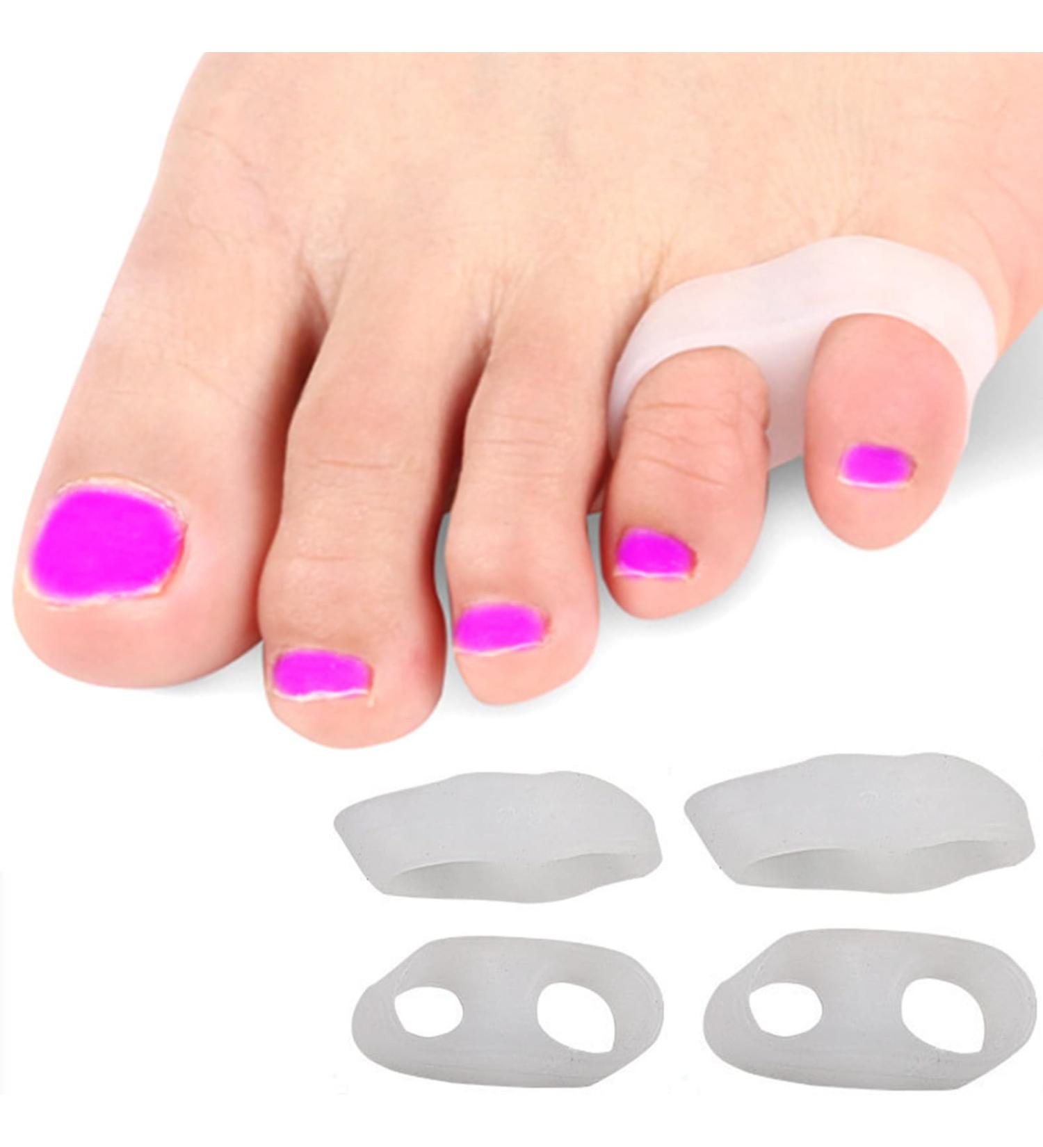 Buy No 4 Silicone Toe Spreader for Hallux Valgus & Hammer Toe Relief | Comfort for Overlapping Toes & Foot Pain - Buy Online on GoSupps.com