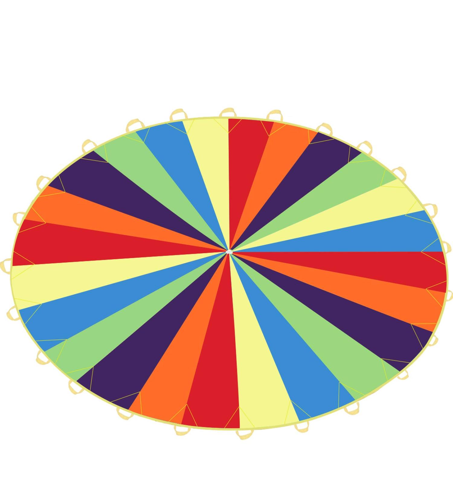 Sonyabecca 20ft Play Parachute for Kids | Tent Cooperative Team Building Games | Birthday Gift - Buy Online on GoSupps.com