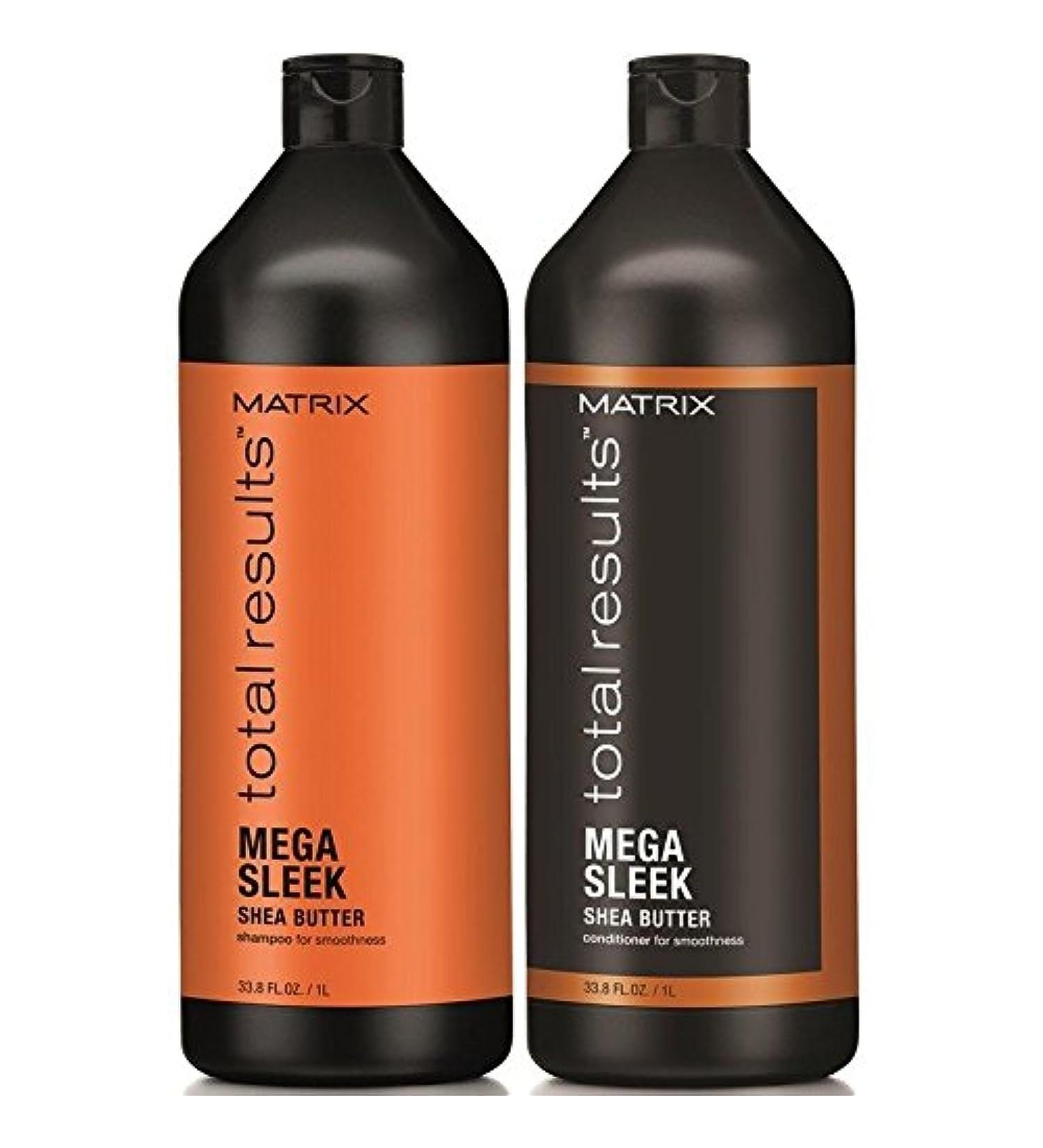 Matrix Total Results Sleek Shampoo & Conditioner Liter Duo 33.8 oz by Matrix