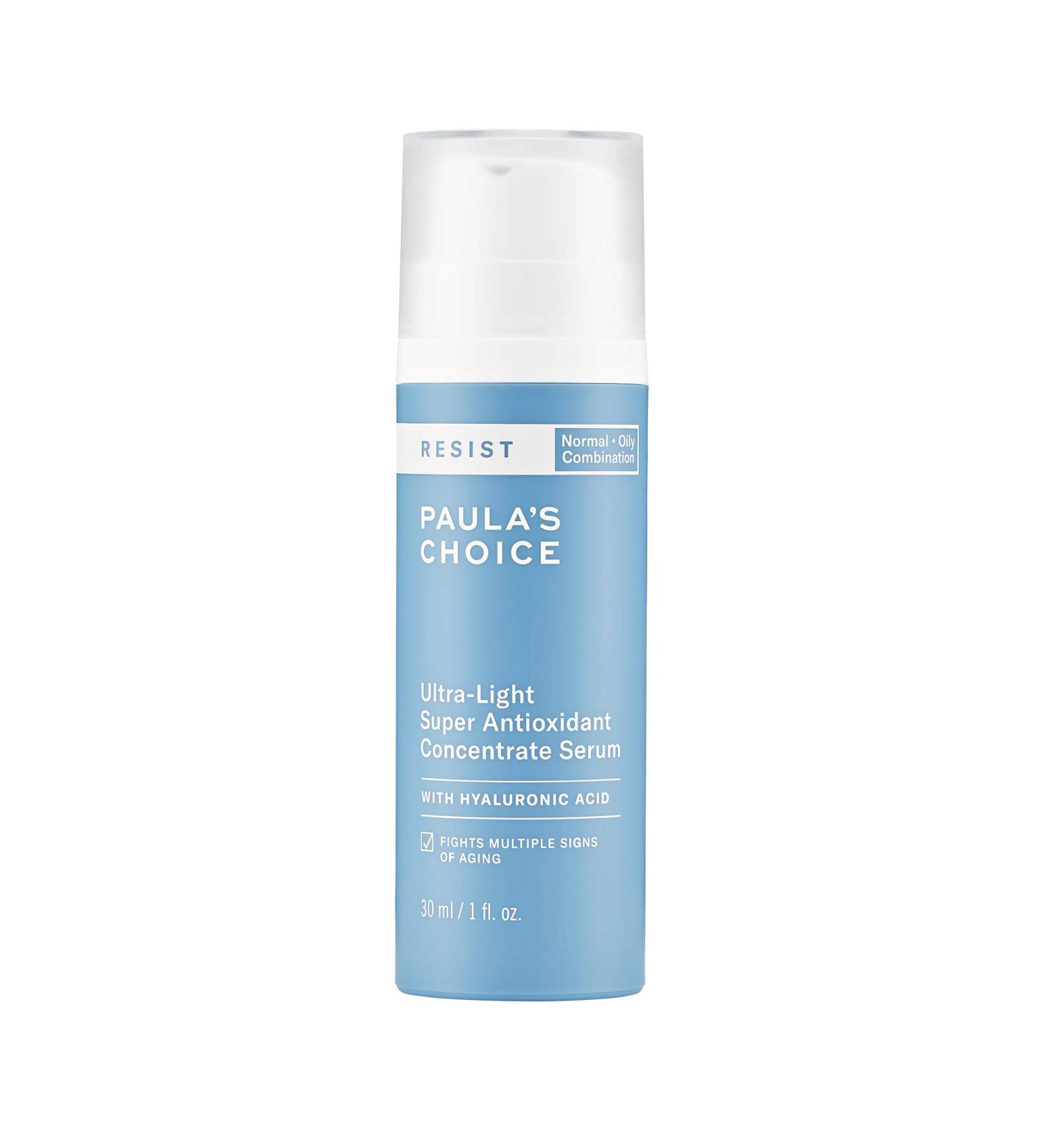 Paula's Choice RESIST Ultra-Light Antioxidant Serum | Coenzyme Q10, Niacinamide & Hyaluronic Acid | Anti-Aging for Oily Skin | 1 oz - Buy Online on GoSupps.com