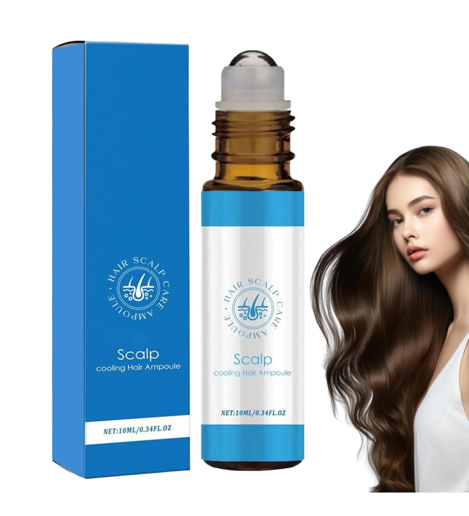 Scalp Ampoule 10ml Hair Strengthening Oil Nongreasy Soothing Roll On Ampoule For Follicle Care And Root Care - Buy Online on GoSupps.com
