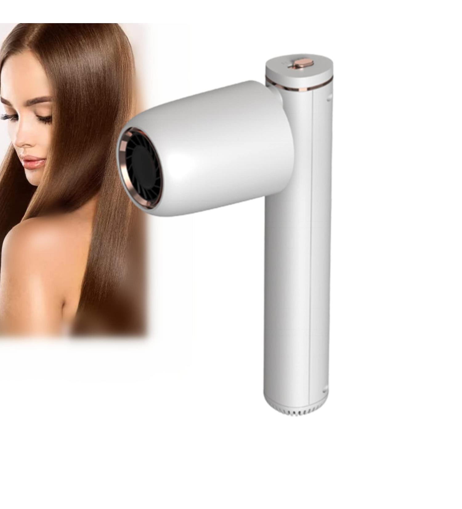 Rechargeable Cordless Hair Dryers Battery Powered Blow Dryer Portable Travel Hairdryer with Concentrator - Buy Online on GoSupps.com