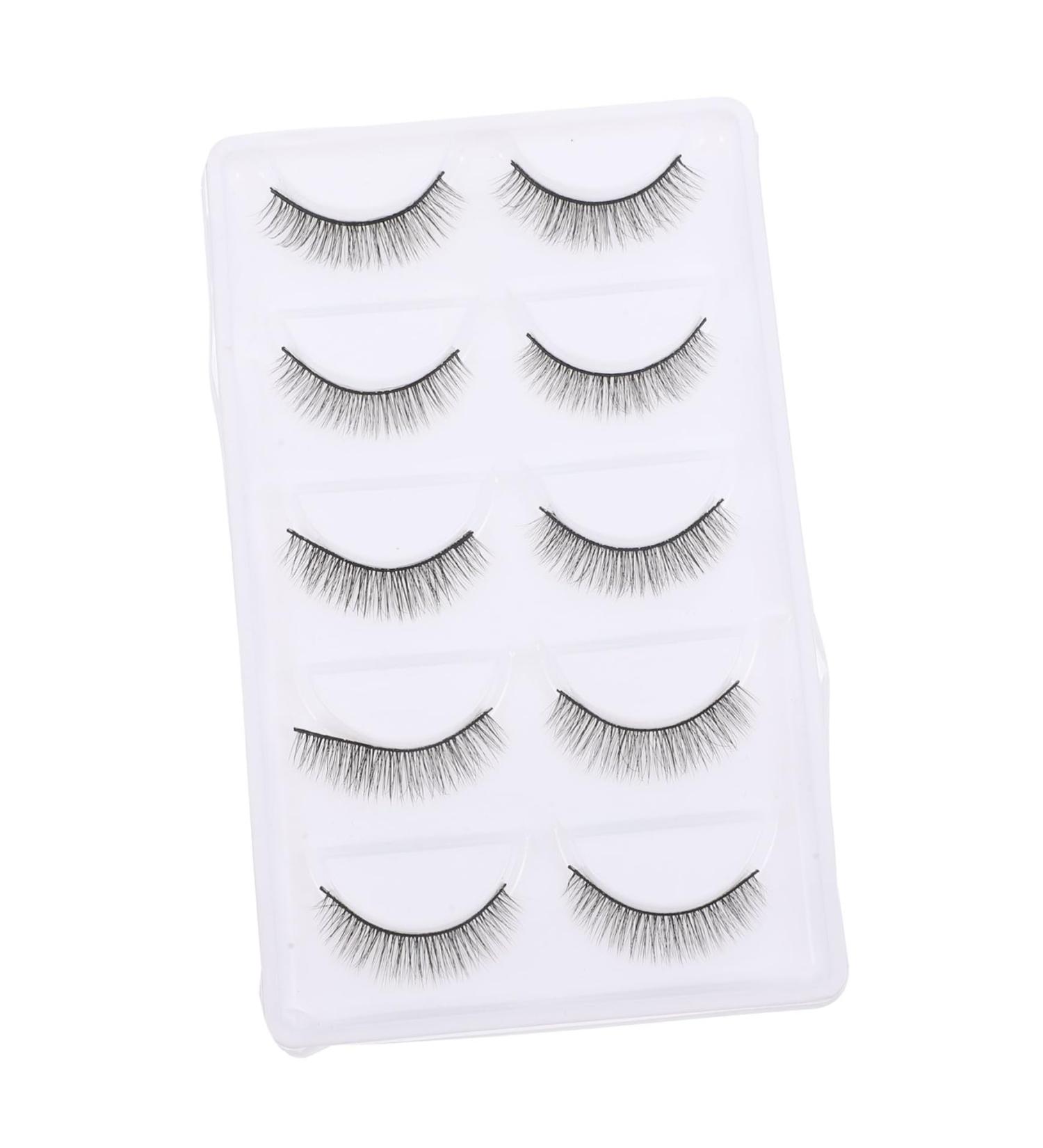 FRCOLOR 5 Pairs False Lashes Fake Lashes False Eyelash Fake Eyelash Eyelashes 3d Make up - Buy Online on GoSupps.com
